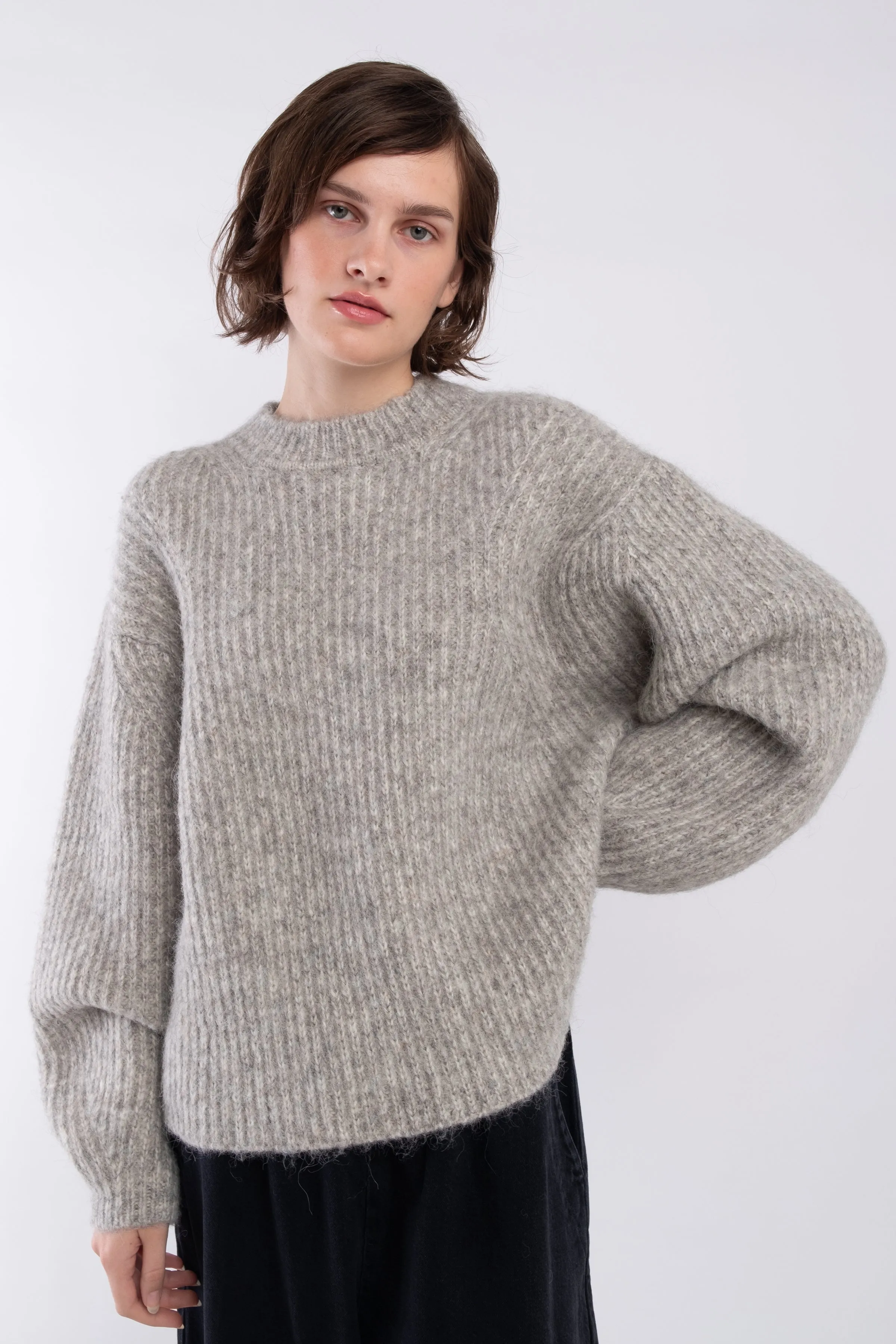 Sample - Heather Grey Whitt Pullover sold by Micaela Greg product image thumbnail 4