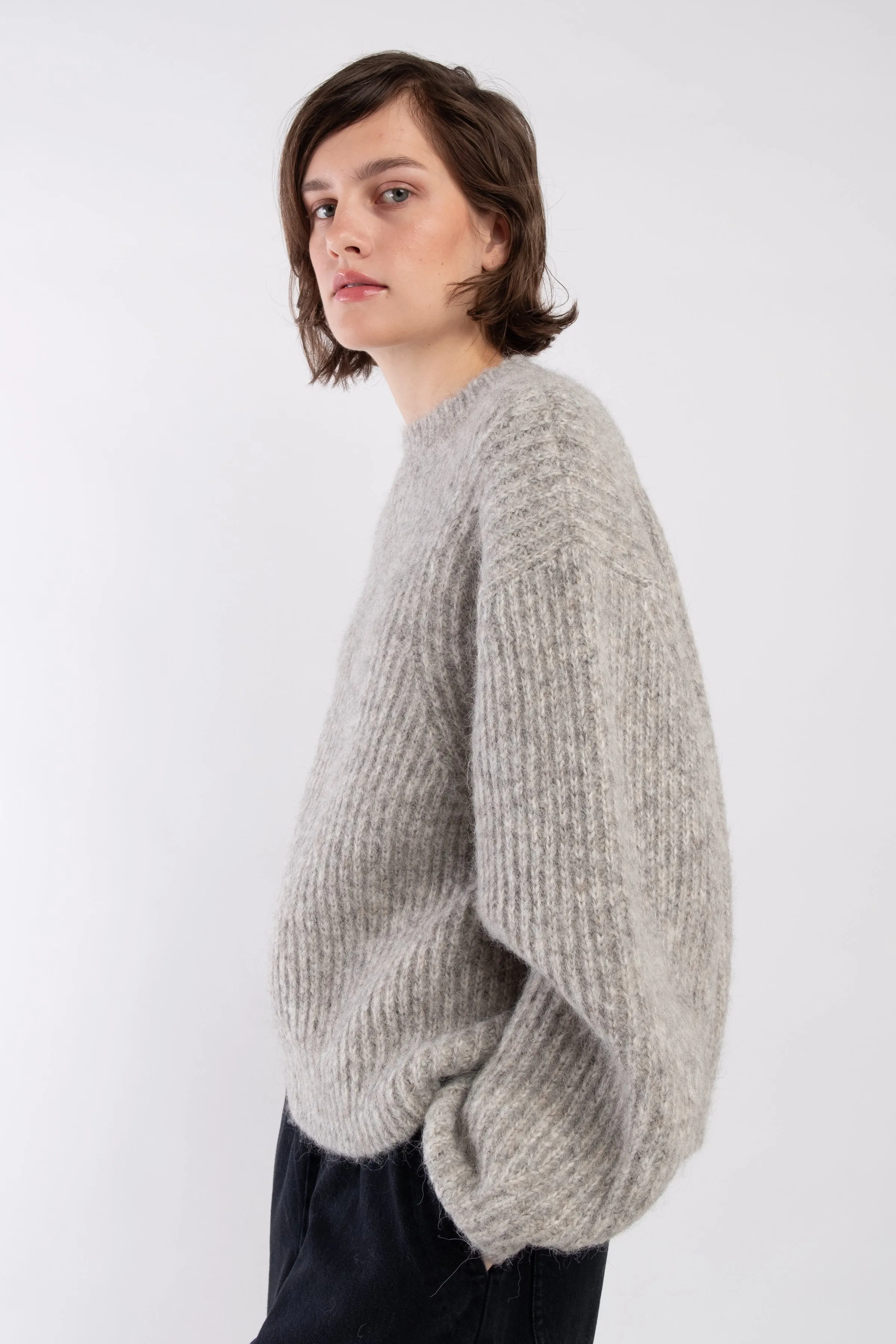 Sample - Heather Grey Whitt Pullover sold by Micaela Greg product image thumbnail 5