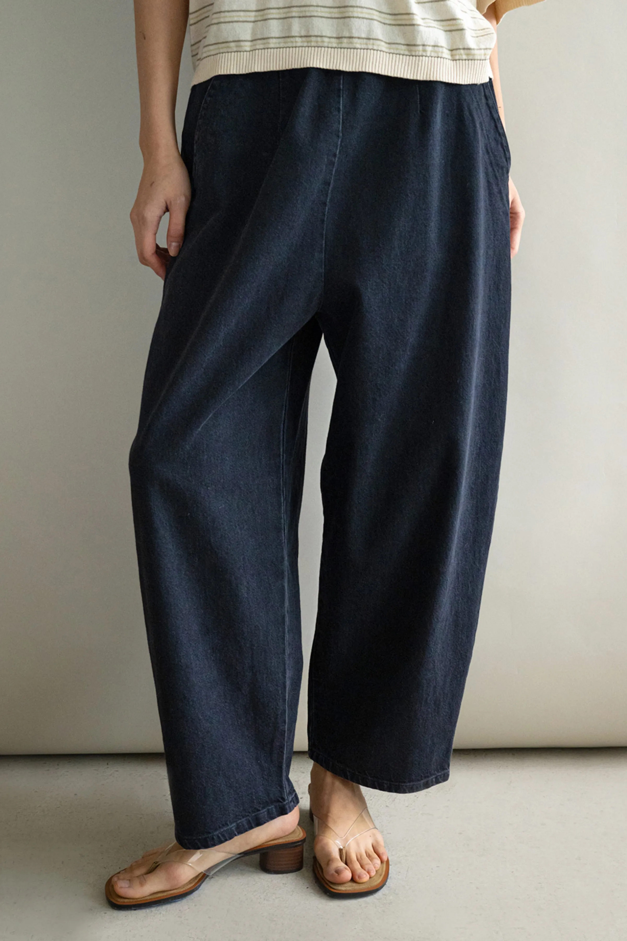 Sample - Faded Black Barrel Pant sold by Micaela Greg product image thumbnail 5