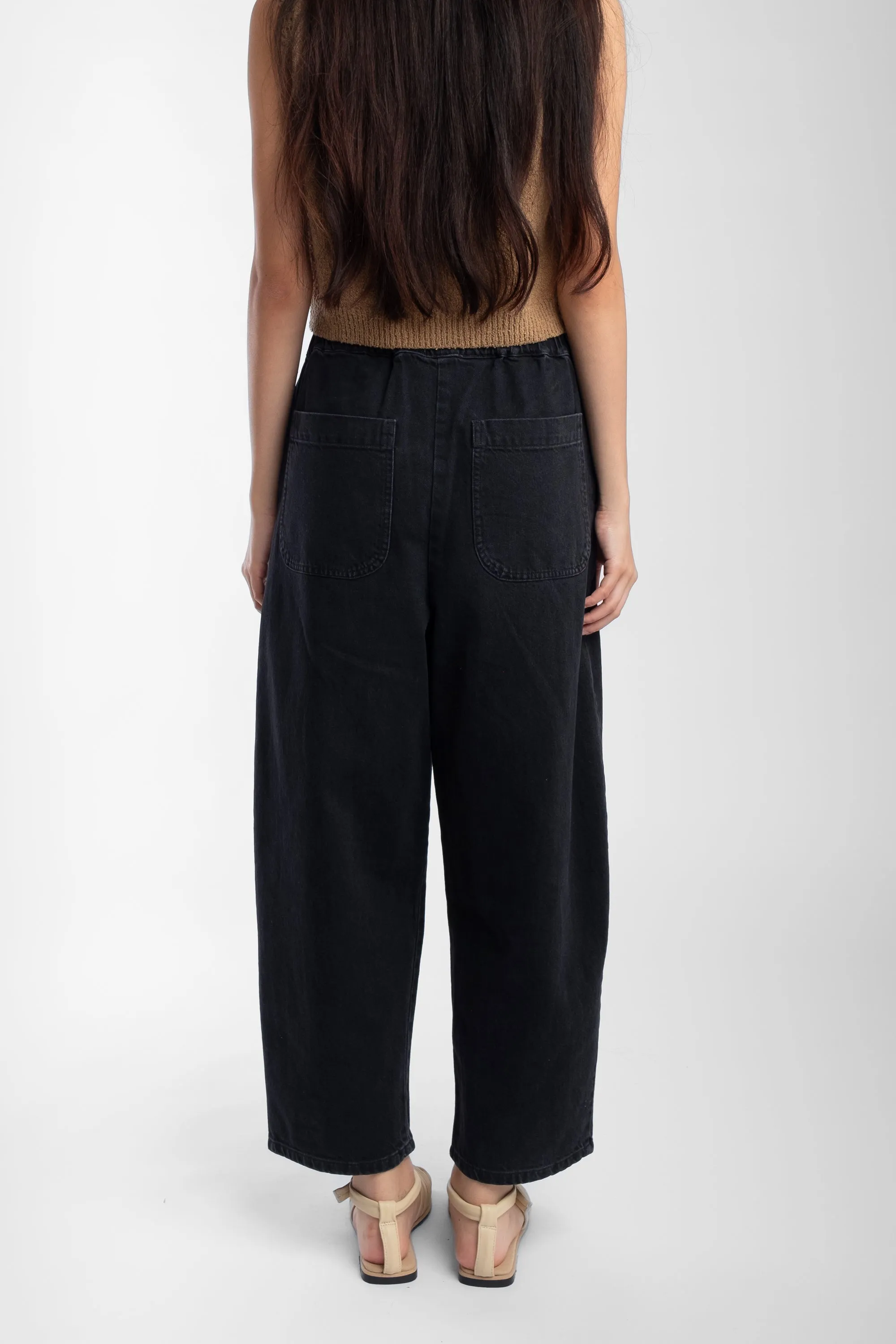 Sample - Faded Black Barrel Pant sold by Micaela Greg product image thumbnail 3