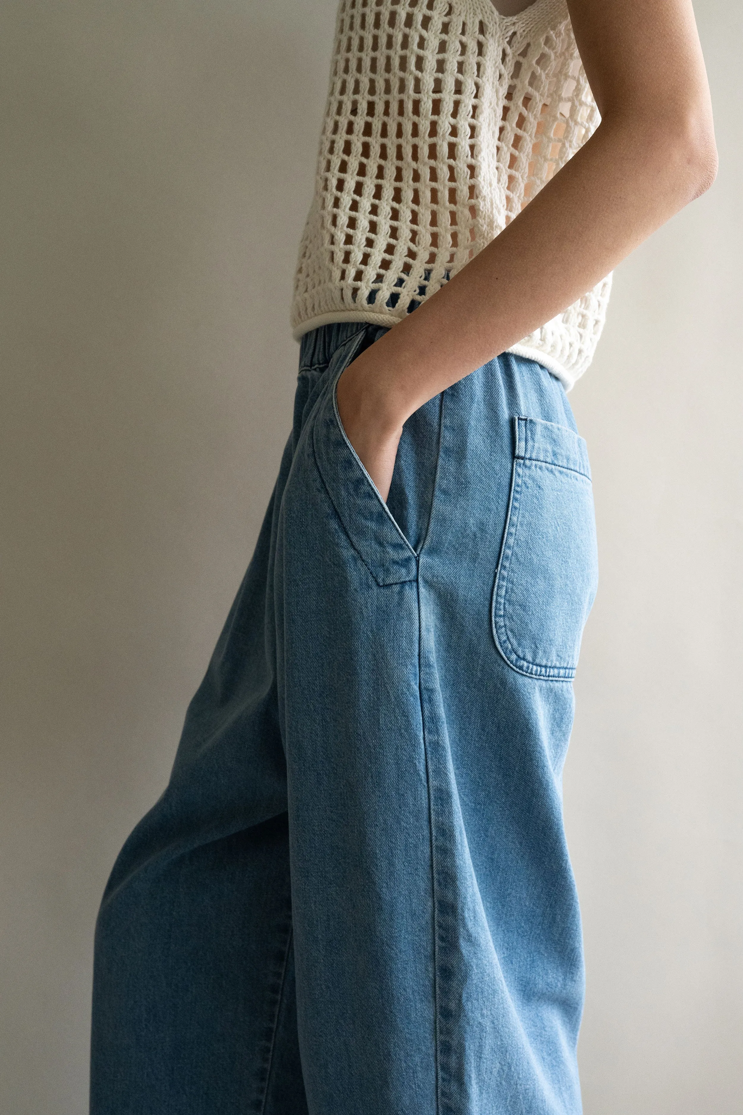 Seconds- Sun Fade Barrel Pant (Size XS) sold by Micaela Greg product image thumbnail 5