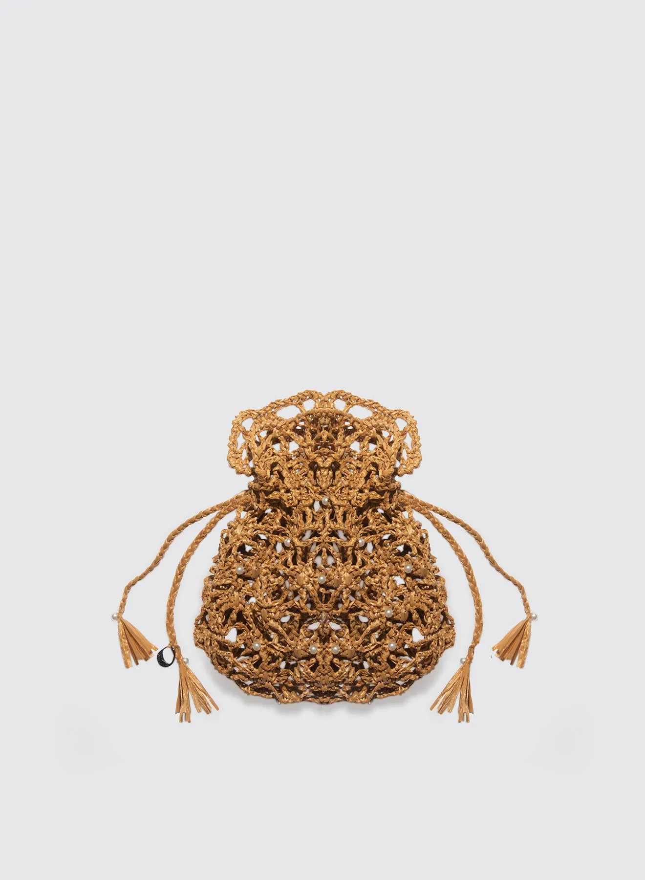 Raphia Trap Pearl sold by Maria La Rosa