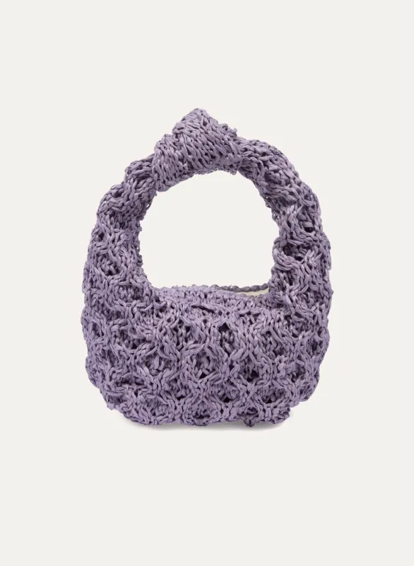 Mini Datolite Raphia Knitted sold by Maria La Rosa