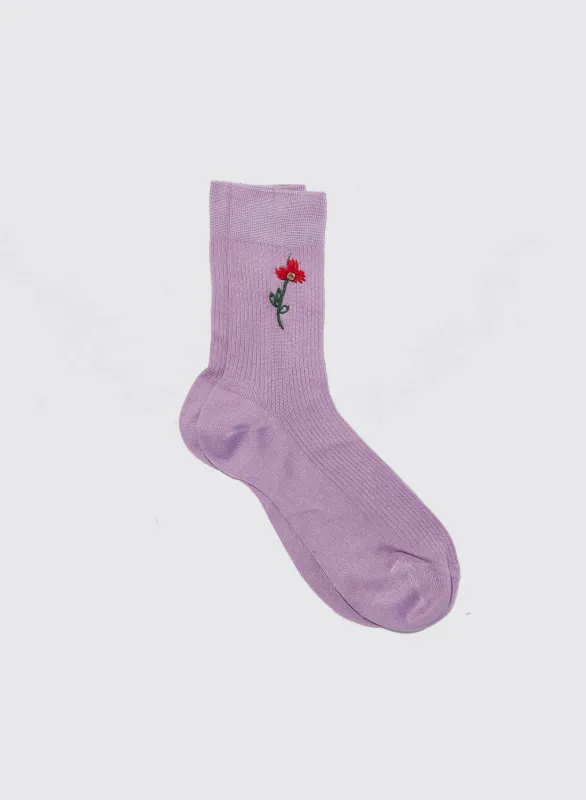 Iris Socks made by Maria La Rosa