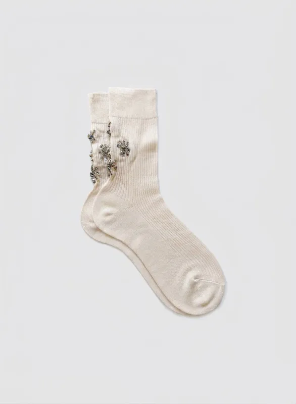 Constellation Socks made by Maria La Rosa