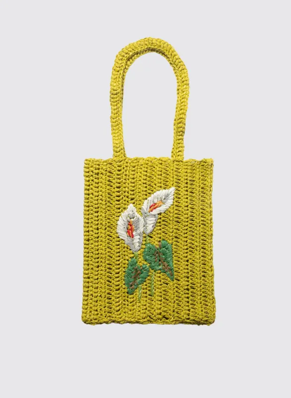 Calla Crochet Bag made by Maria La Rosa
