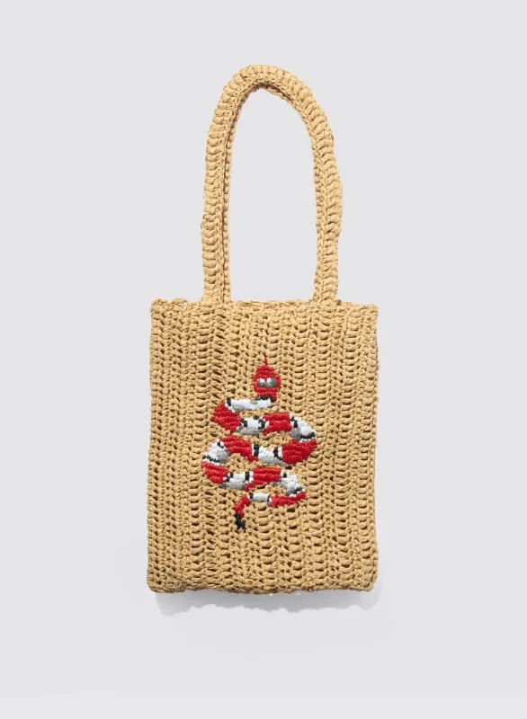 Snake Crochet Bag made by Maria La Rosa