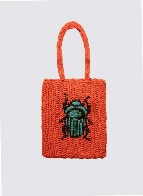 Scarabeo Crochet Bag made by Maria La Rosa