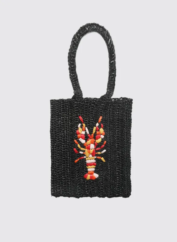 Lobster Crochet Bag made by Maria La Rosa