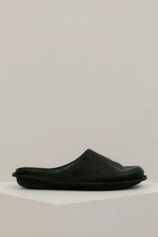 Vibae Roma Mules in Black sold by Bare Knitwear