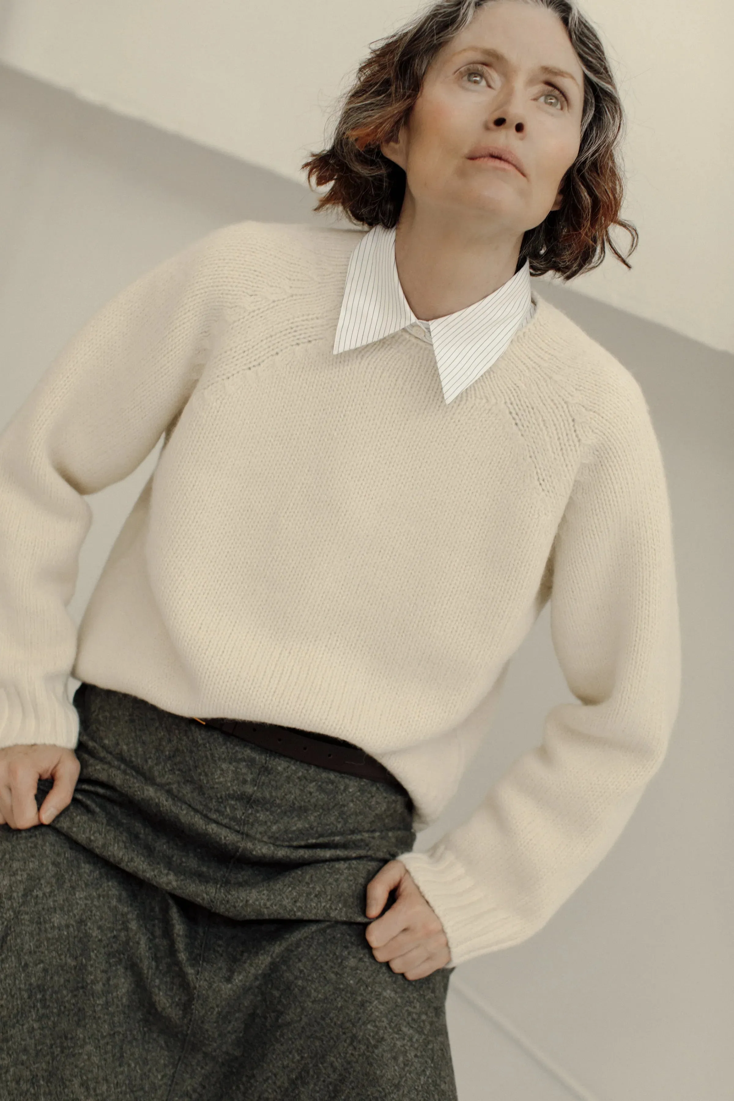 Gia Sweater in Chalk sold by Bare Knitwear product image thumbnail 3