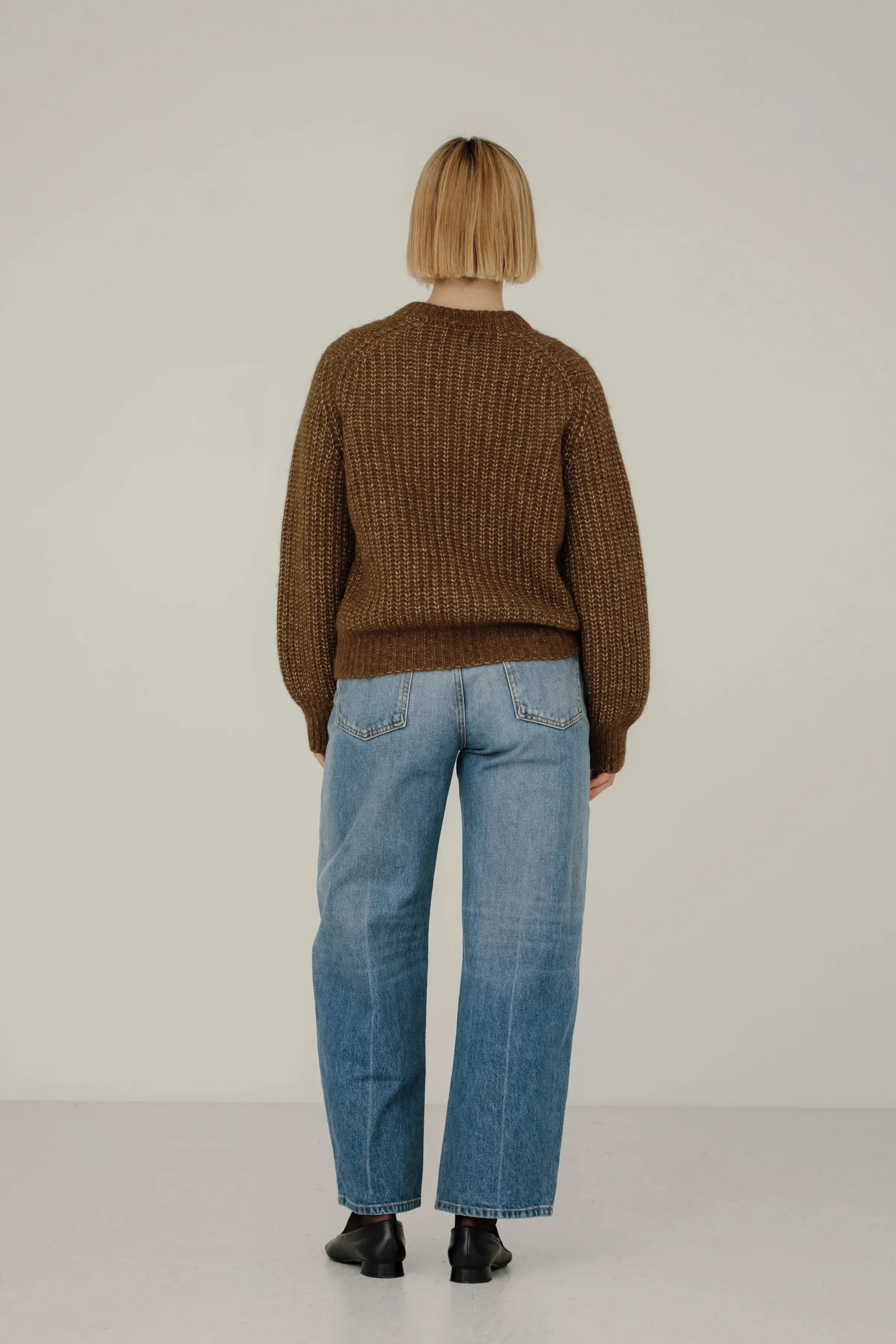 Cora Crew Neck in Sap sold by Bare Knitwear product image thumbnail 4