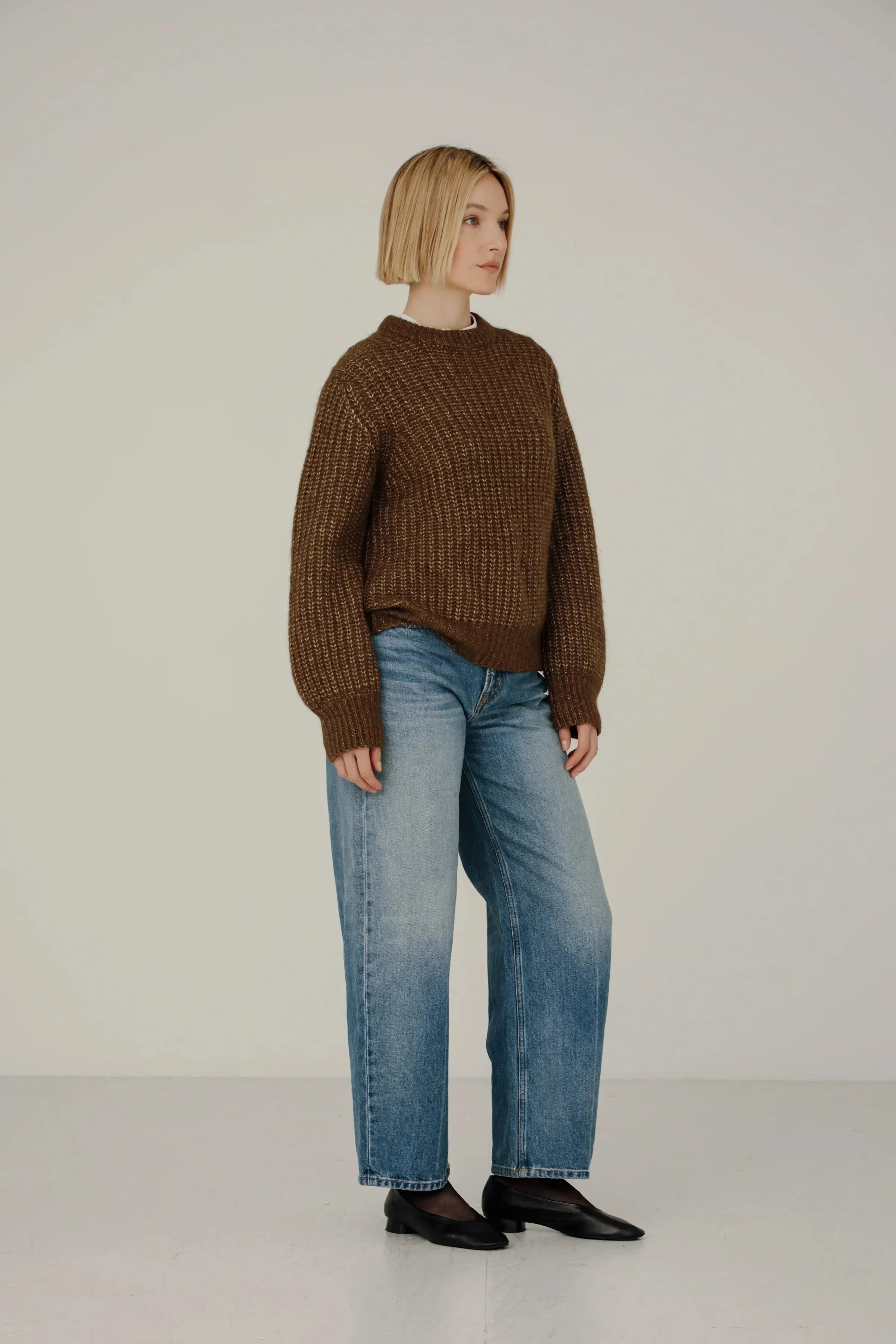 Cora Crew Neck in Sap sold by Bare Knitwear product image thumbnail 2