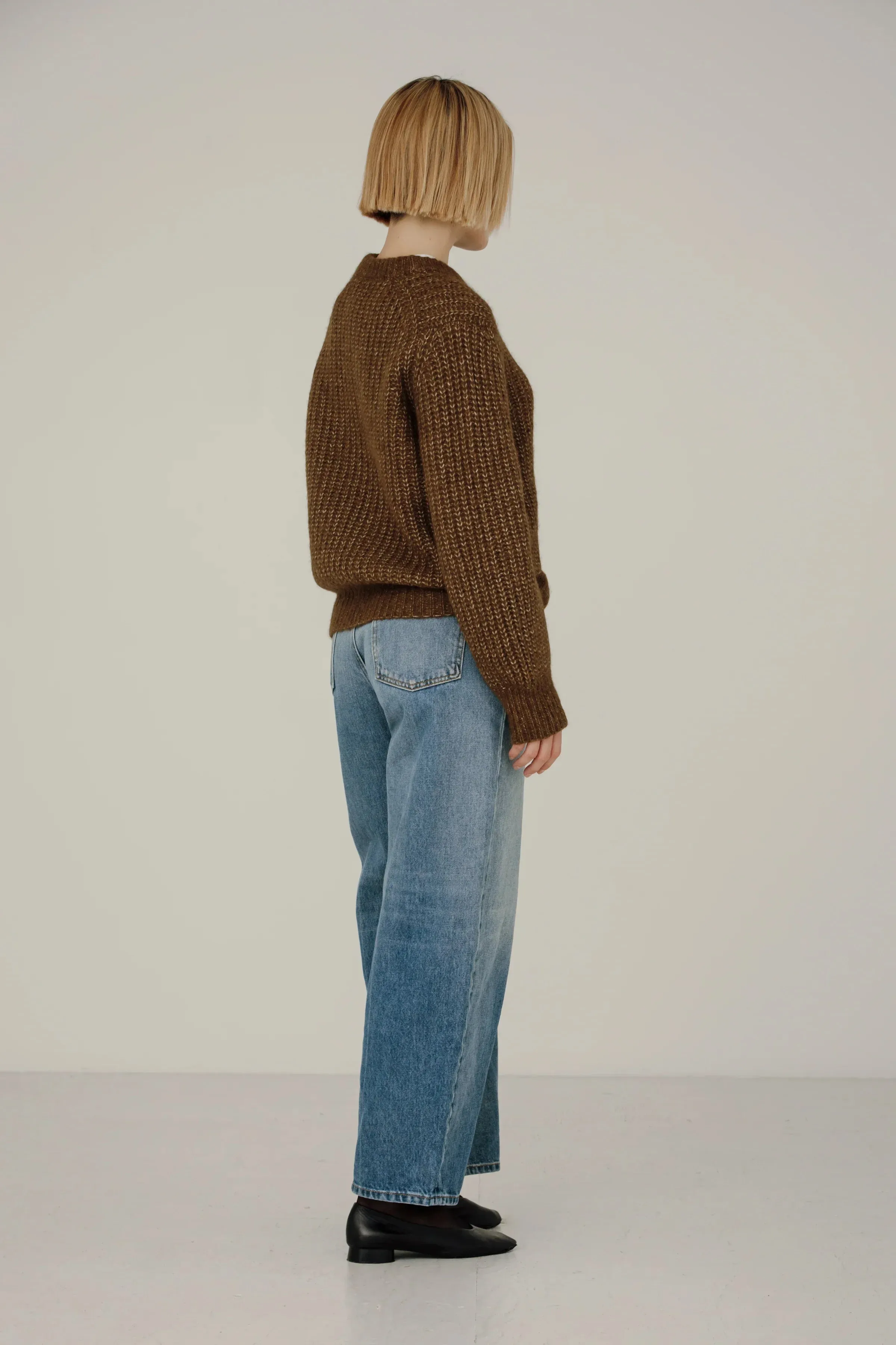 Cora Crew Neck in Sap sold by Bare Knitwear product image thumbnail 3