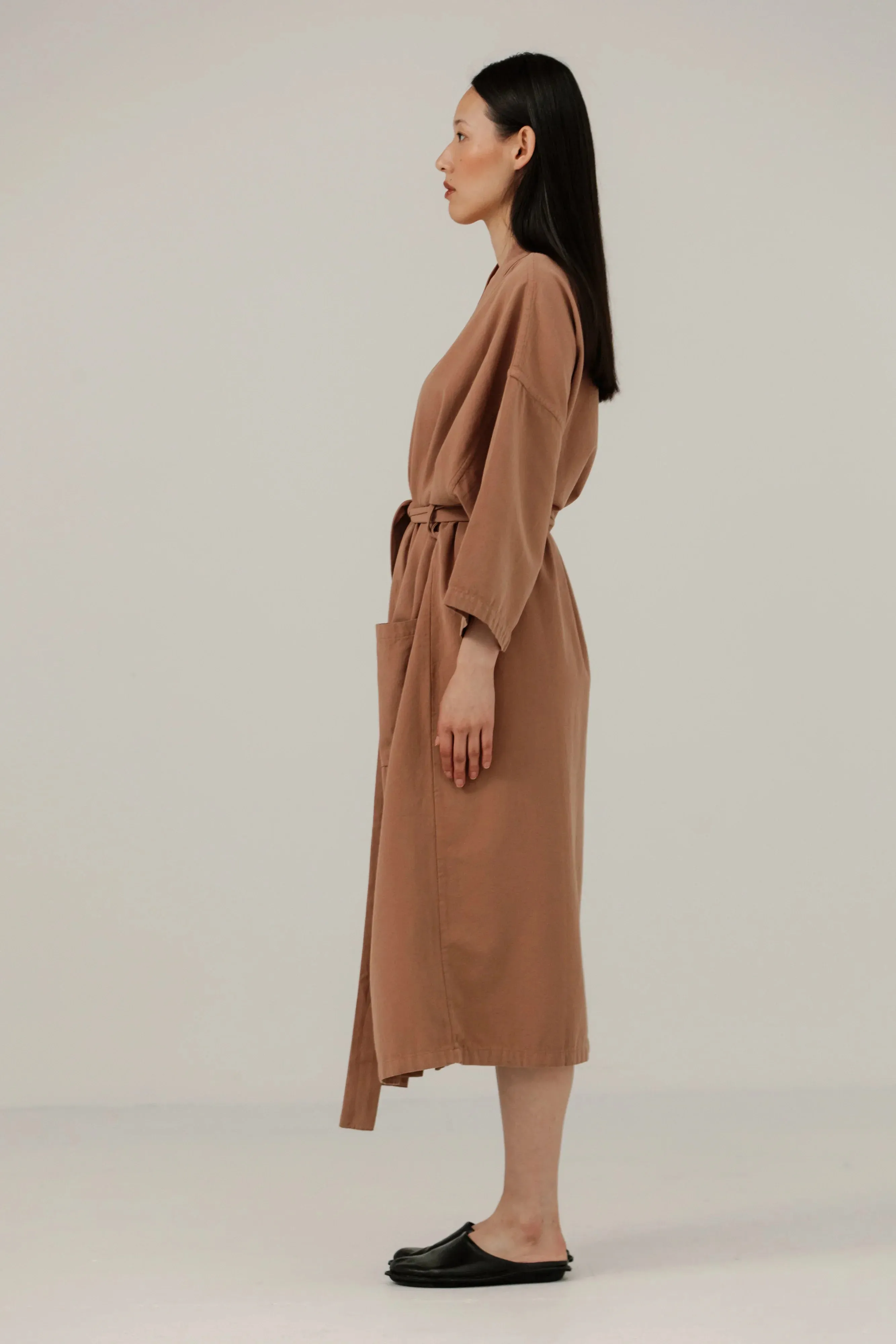 Baja House Robe in Umber sold by Bare Knitwear product image thumbnail 2