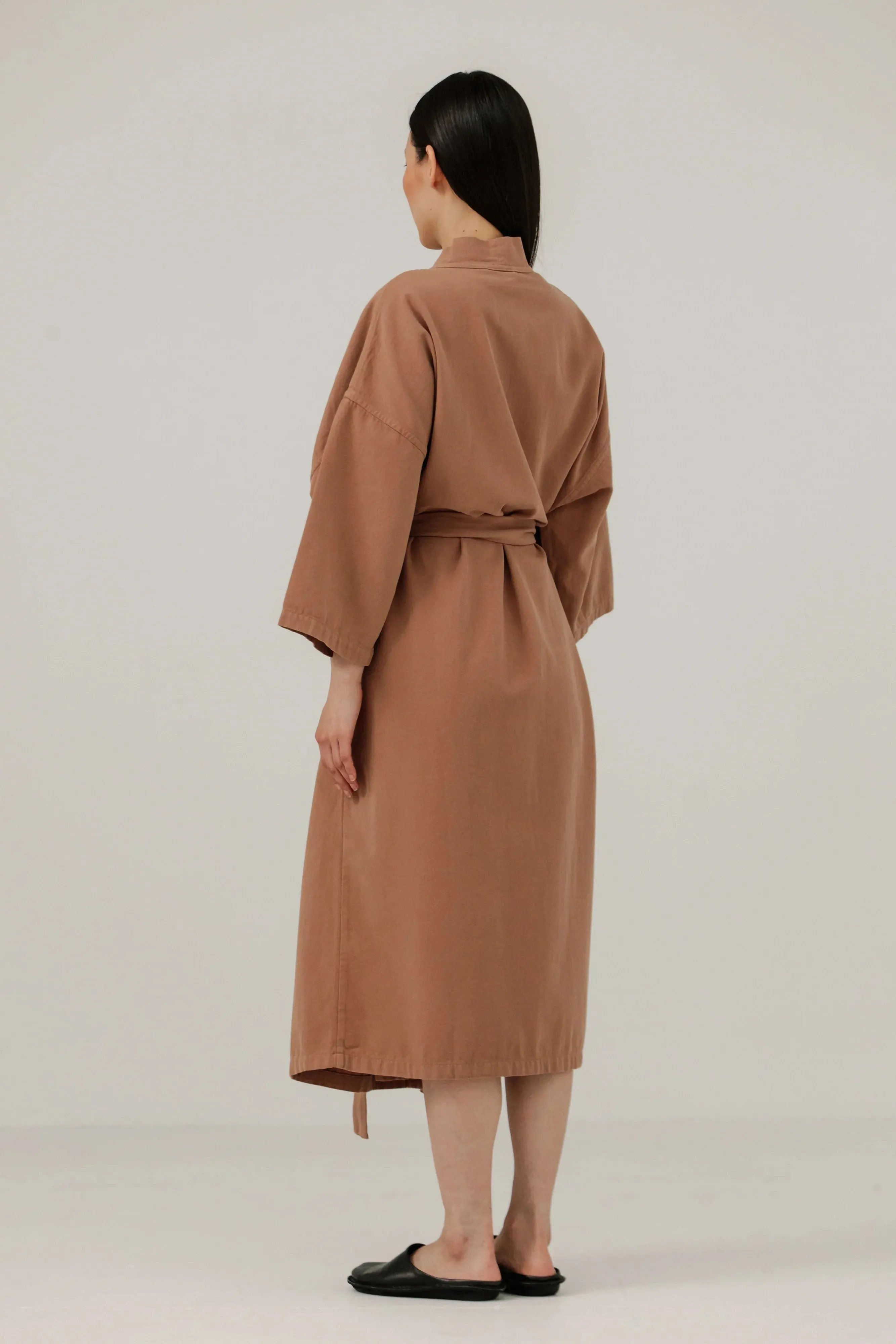 Baja House Robe in Umber sold by Bare Knitwear product image thumbnail 5