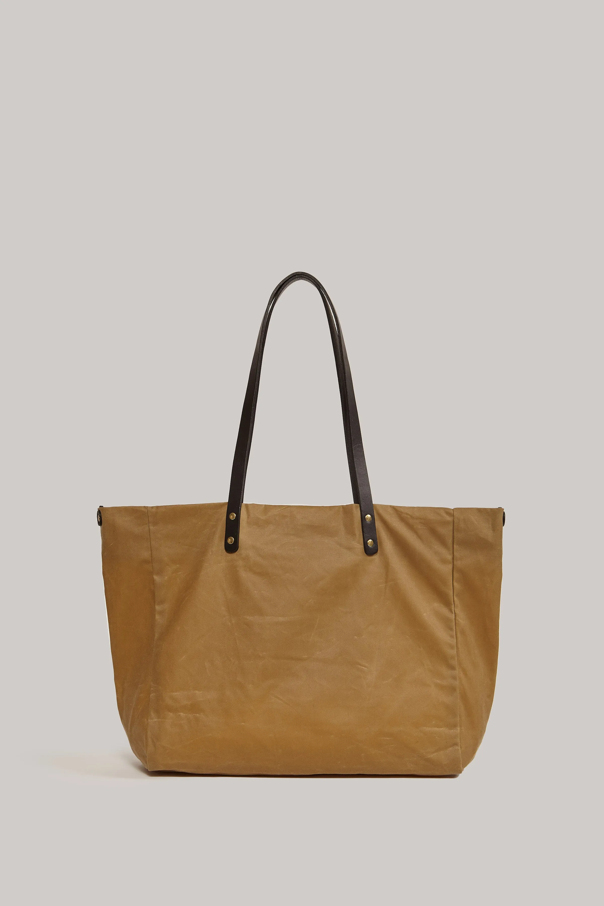 Midi Tote in Sand sold by Bare Knitwear