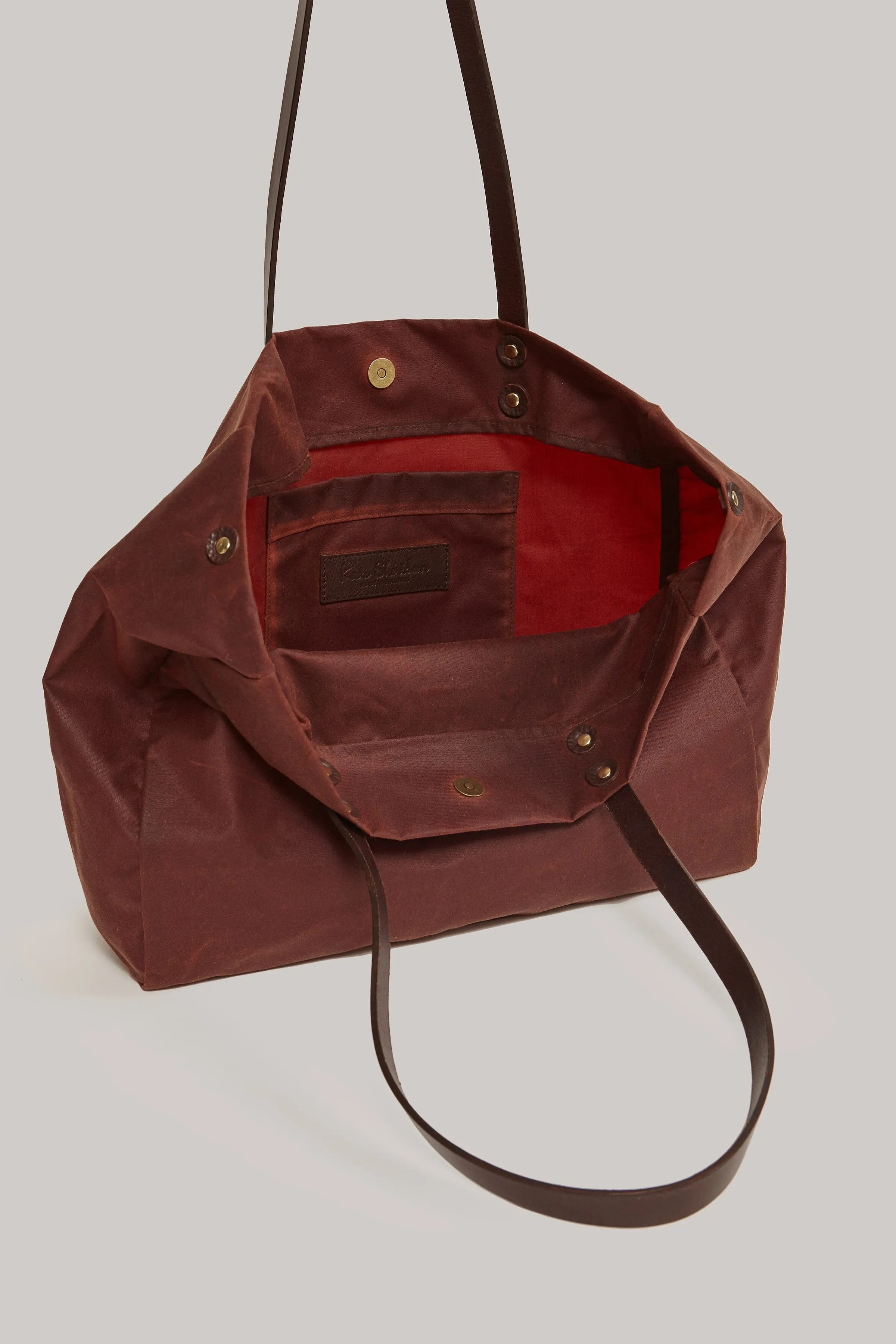 Midi Tote in Chestnut sold by Bare Knitwear product image thumbnail 4
