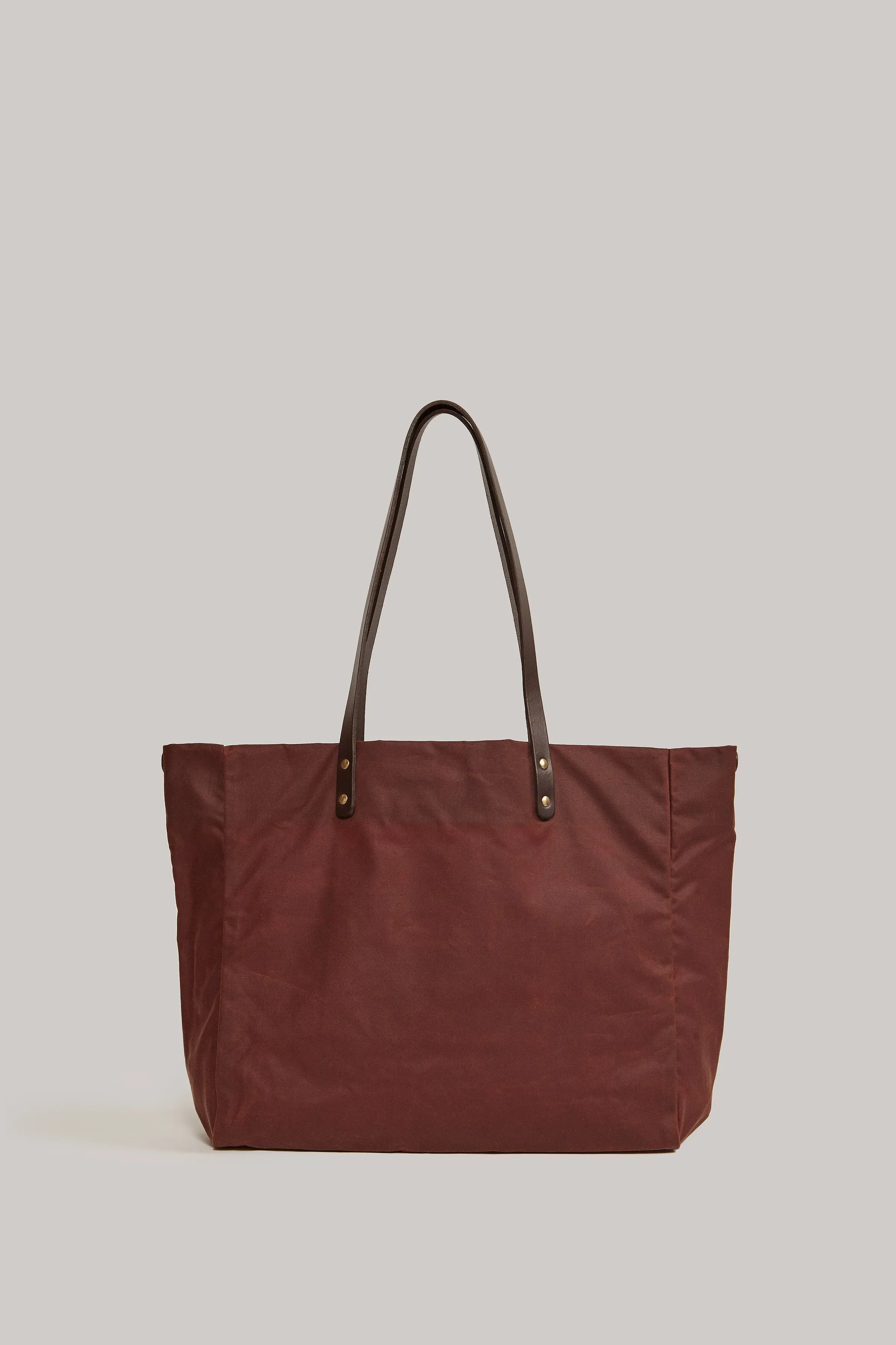 Midi Tote in Chestnut sold by Bare Knitwear