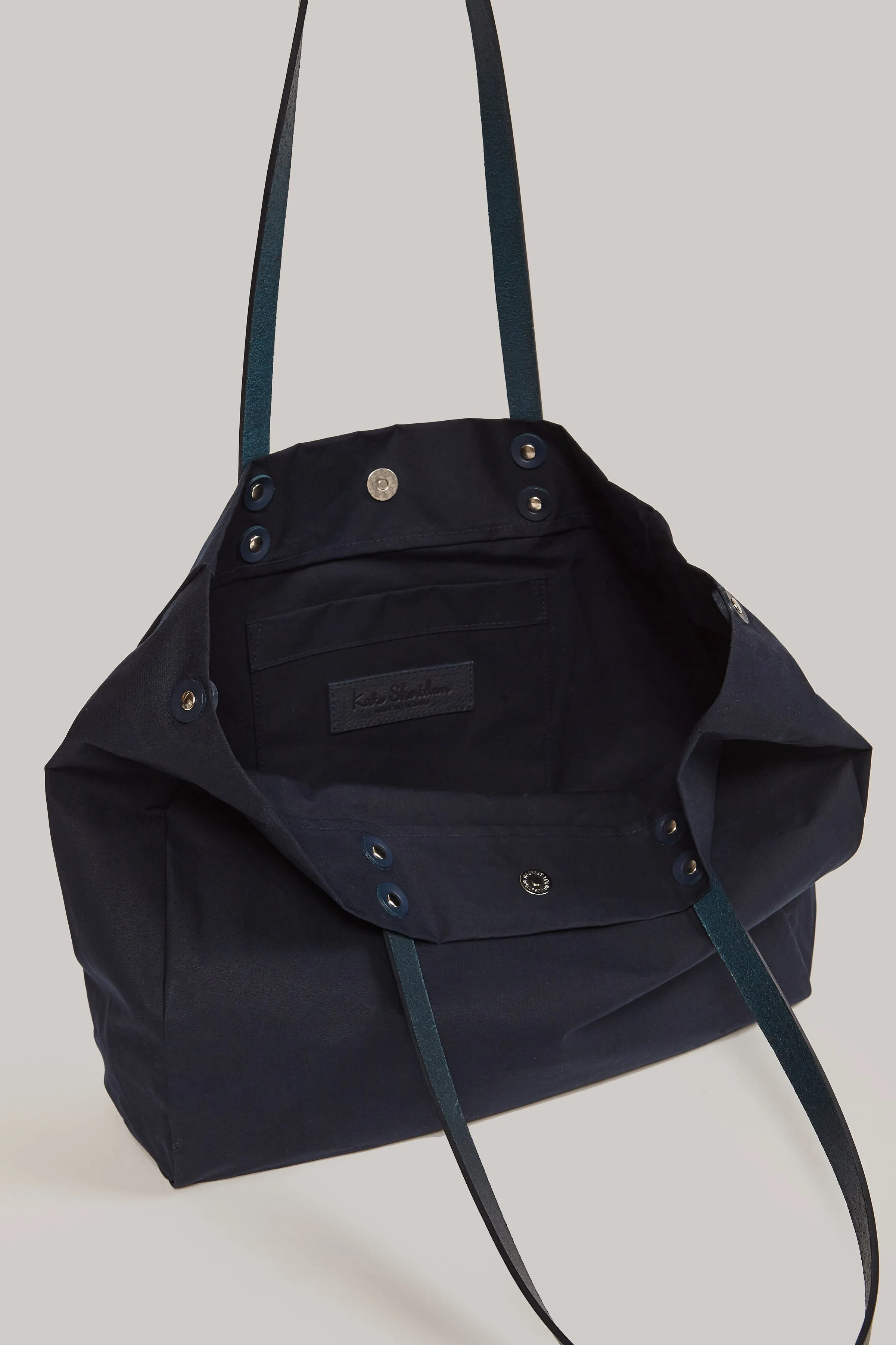Midi Tote in Navy sold by Bare Knitwear product image thumbnail 4