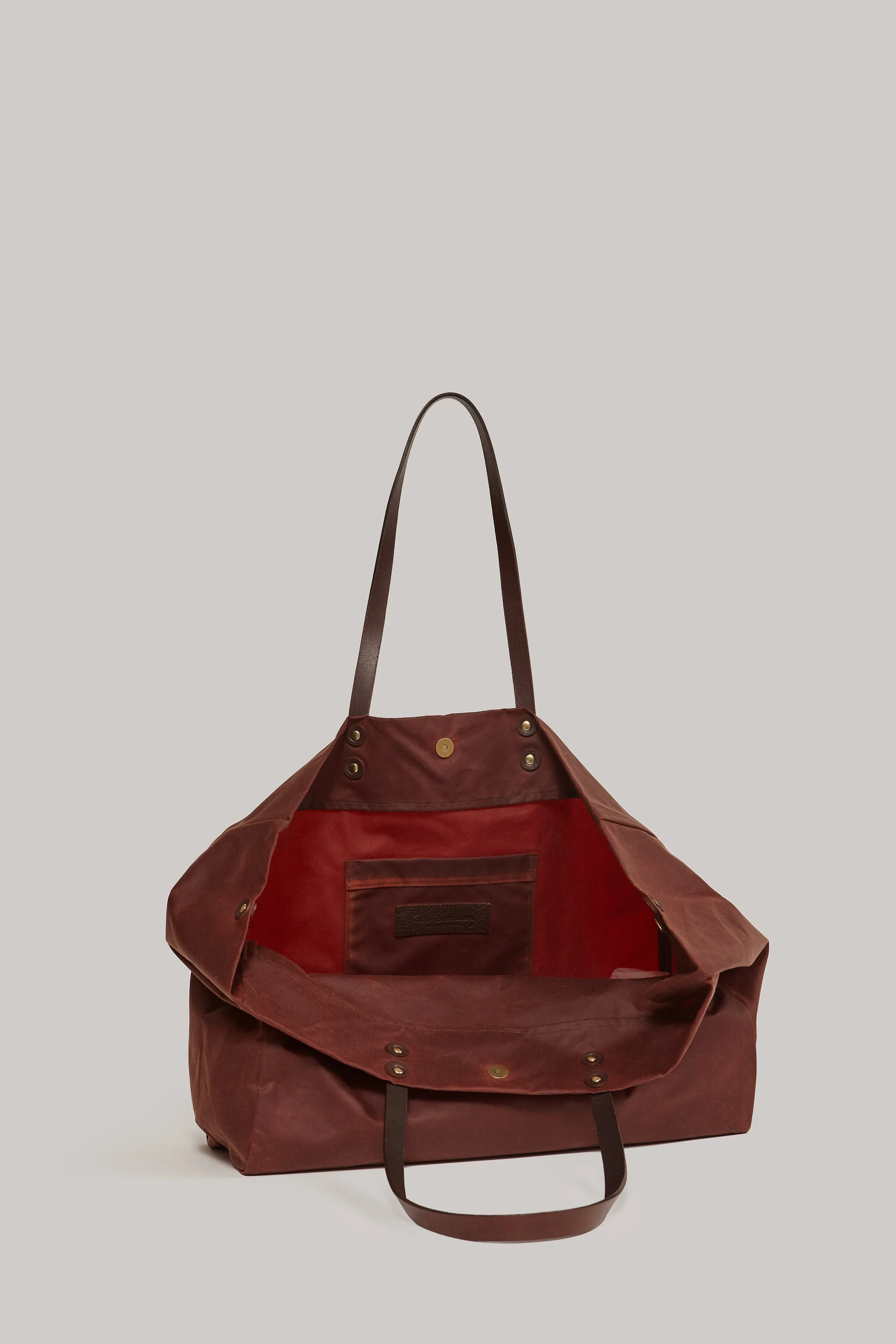 Giga Tote in Chestnut sold by Bare Knitwear product image thumbnail 4