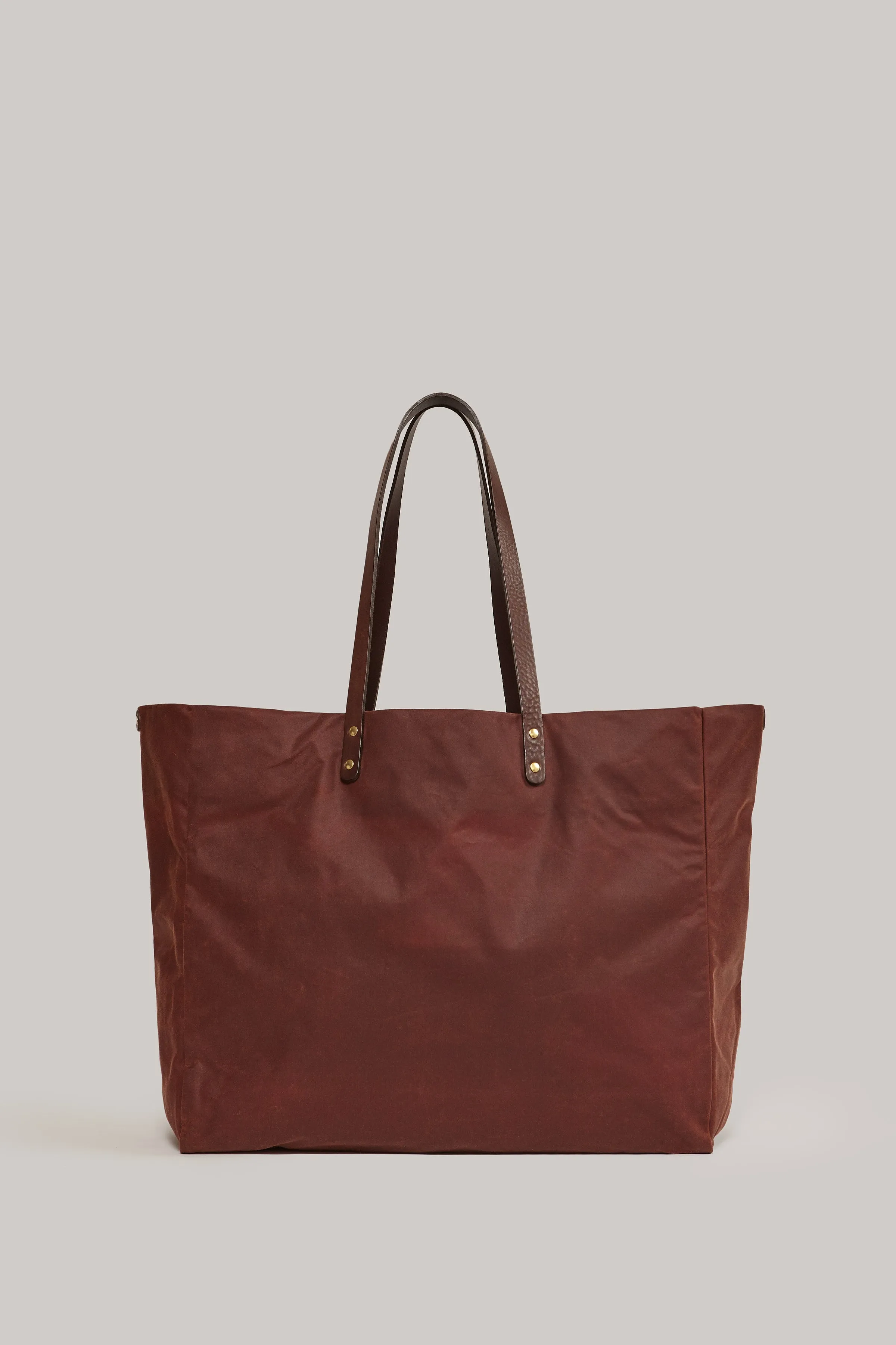 Giga Tote in Chestnut sold by Bare Knitwear