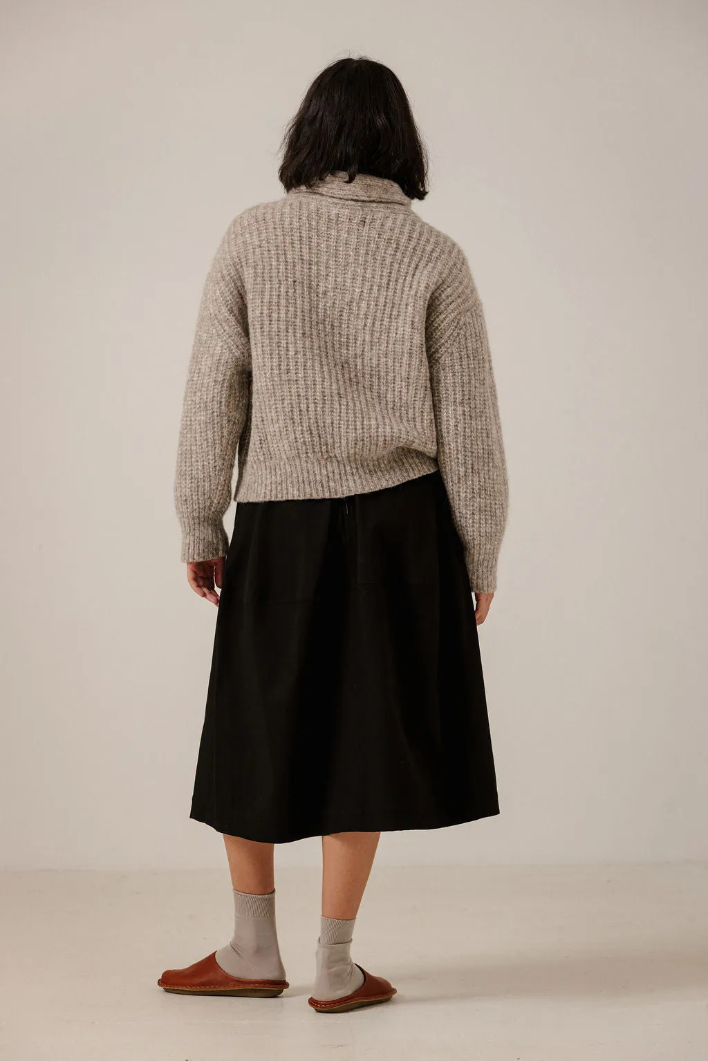 Oversized Shawl Pullover in Marble sold by Bare Knitwear product image thumbnail 4