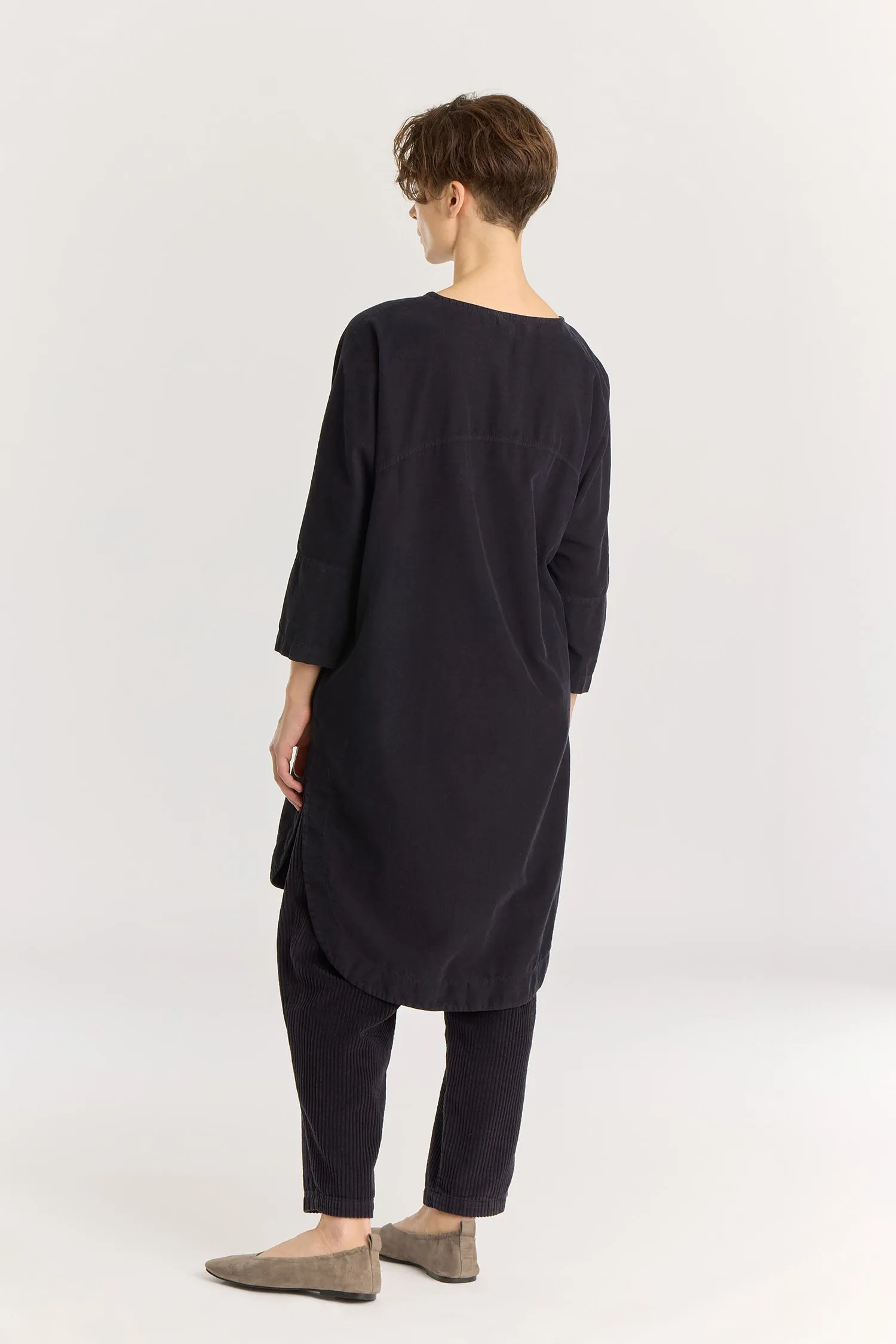 PAINTER DRESS / DK. NAVY sold by Black Crane product image thumbnail 4