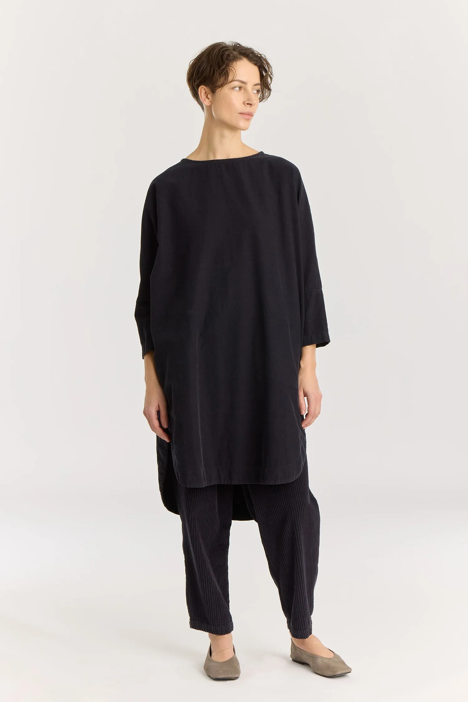 PAINTER DRESS / DK. NAVY sold by Black Crane product image thumbnail 2