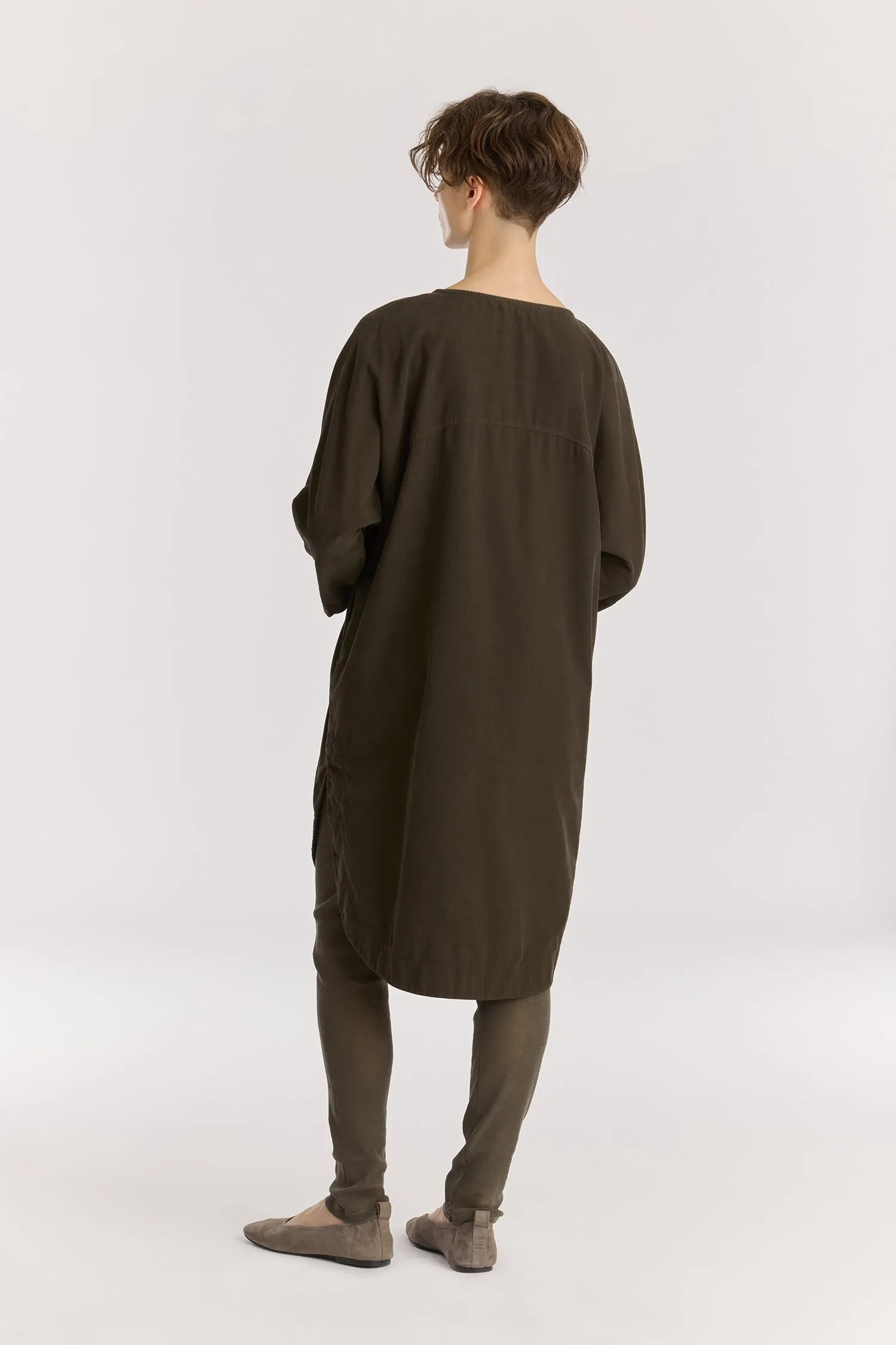 PAINTER DRESS / DK. FOREST sold by Black Crane product image thumbnail 3