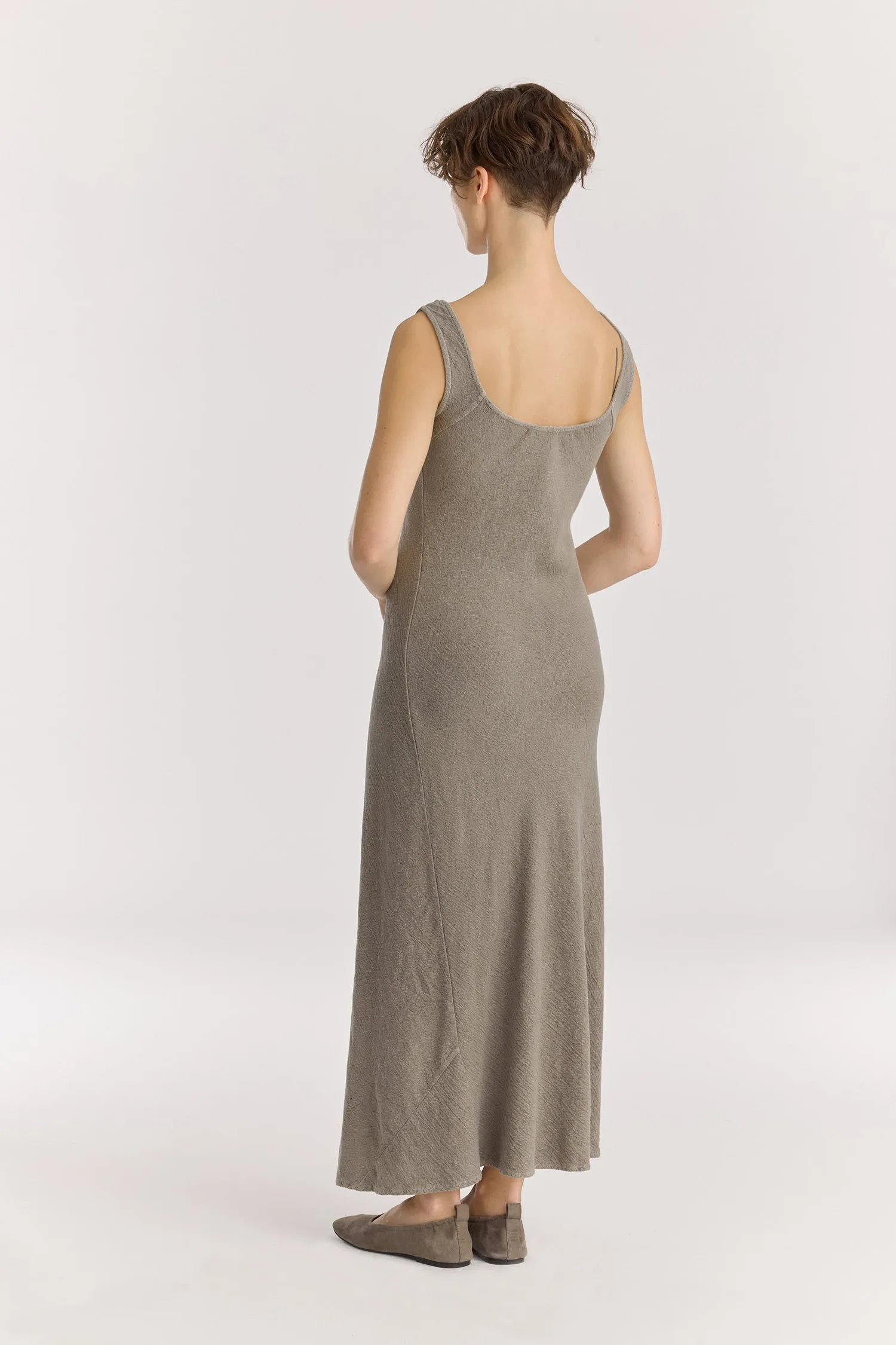 MAXI DRESS / DK. STONE sold by Black Crane product image thumbnail 3