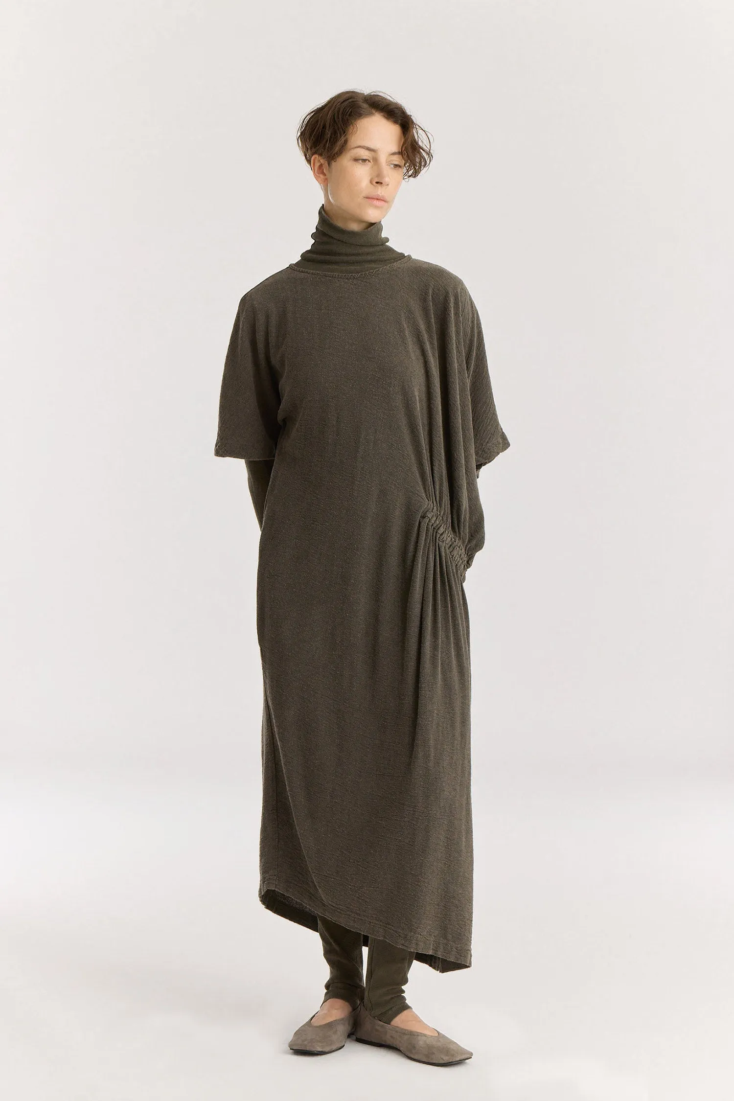 GREEK DRESS / SLATE sold by Black Crane