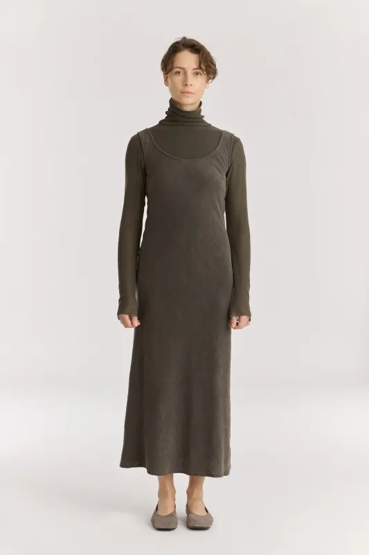 MAXI DRESS / SLATE made by Black Crane