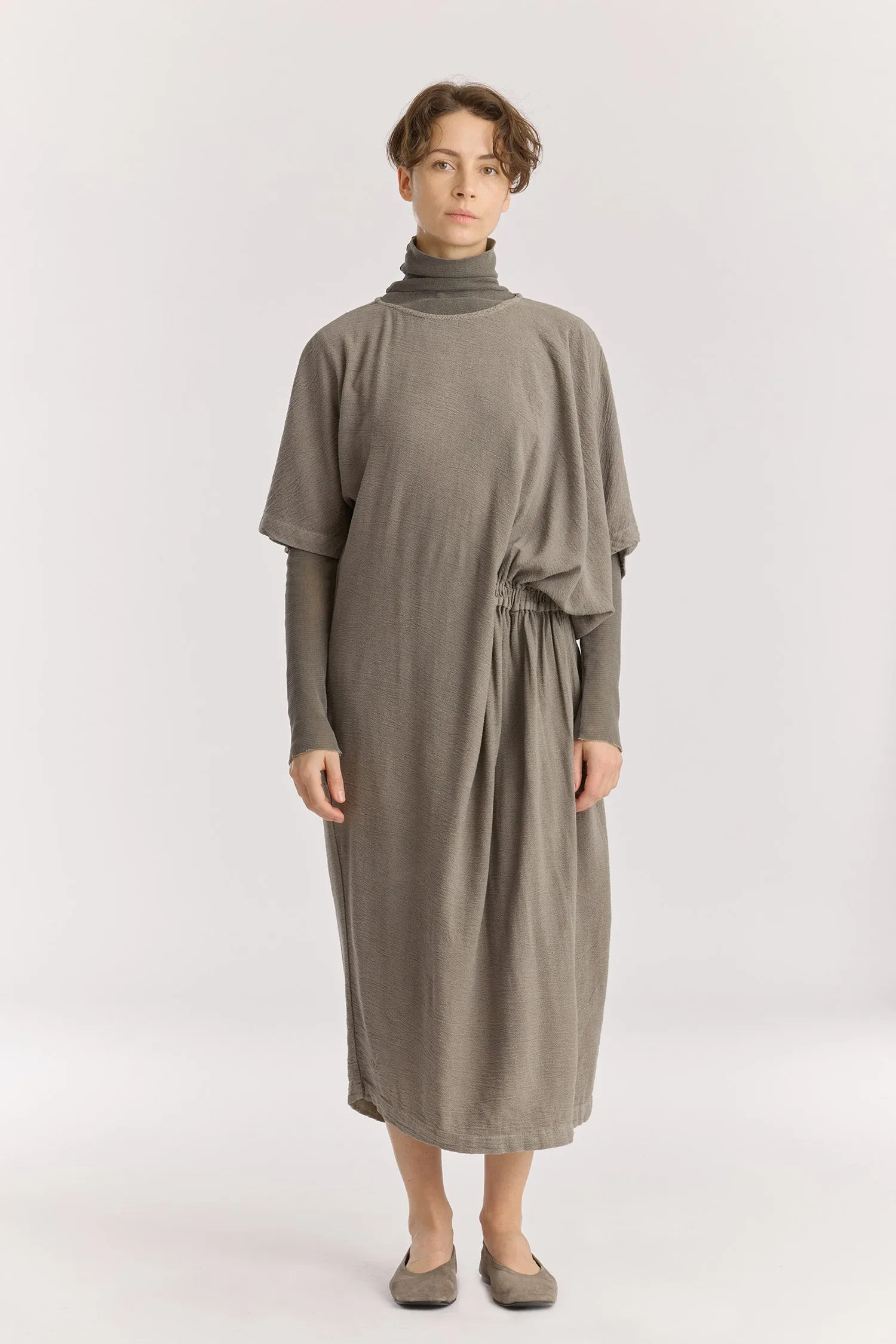 GREEK DRESS / DK. STONE sold by Black Crane product image thumbnail 4