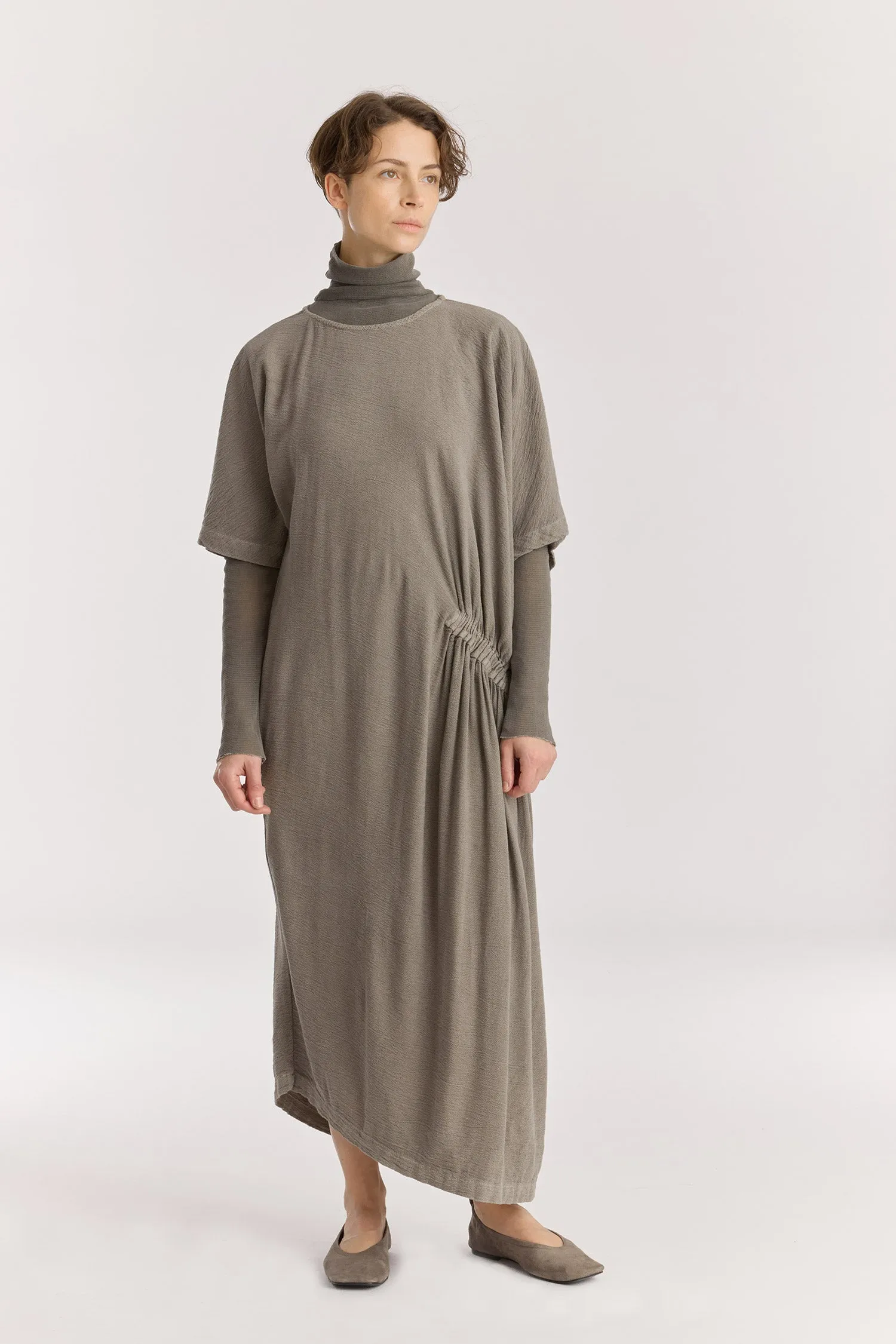 GREEK DRESS / DK. STONE sold by Black Crane