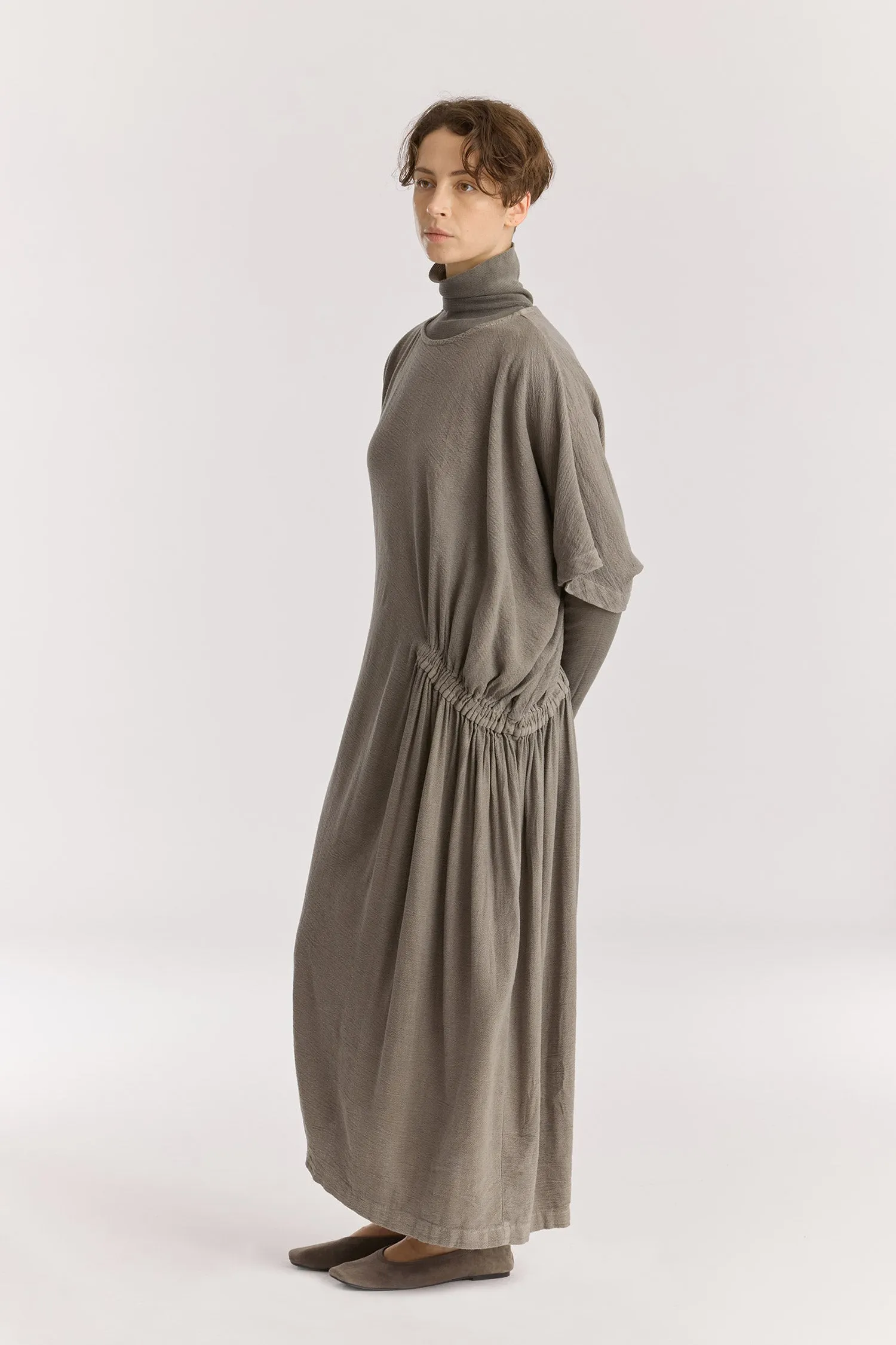 GREEK DRESS / DK. STONE sold by Black Crane product image thumbnail 2
