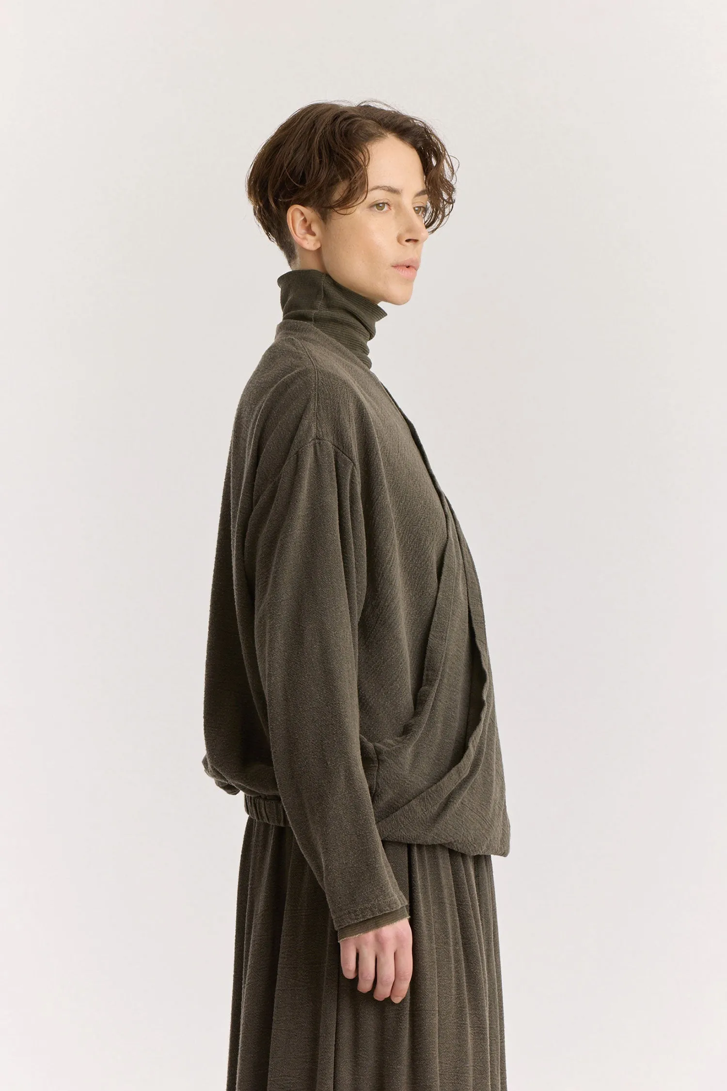 DRAPY SHIRTS / SLATE sold by Black Crane product image thumbnail 3