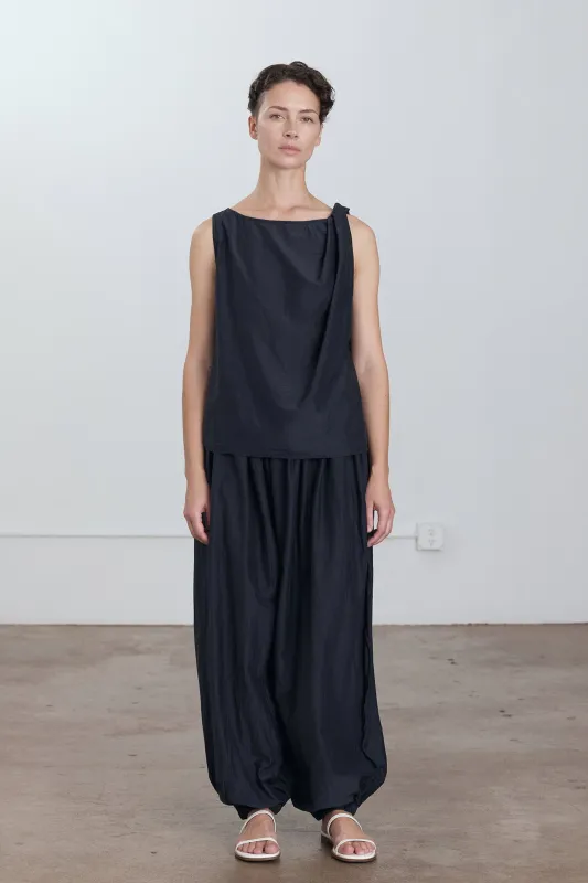 TWISTED TANK TOP / FADED BLACK sold by Black Crane