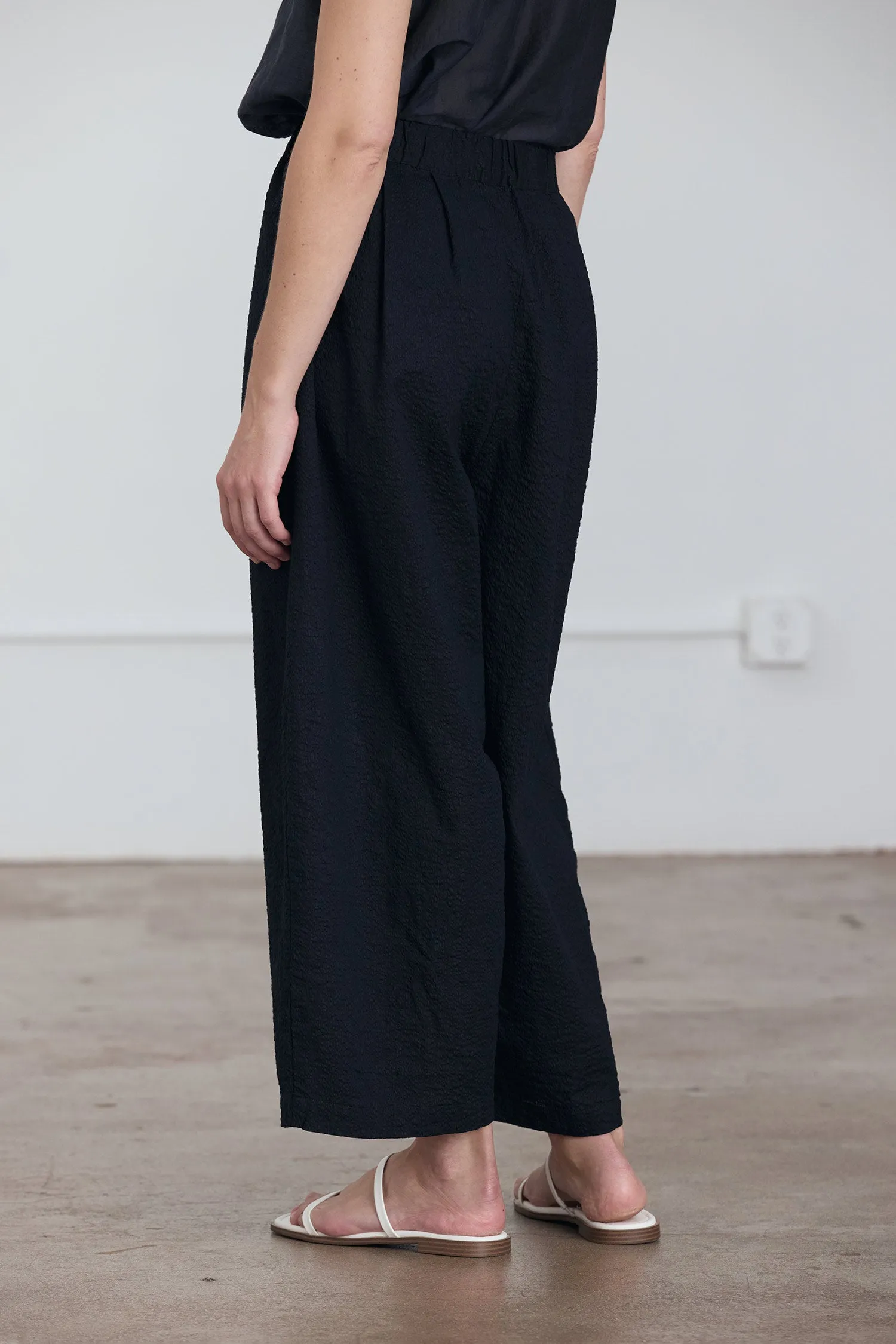 WIDE PANTS / MIDNIGHT sold by Black Crane product image thumbnail 4