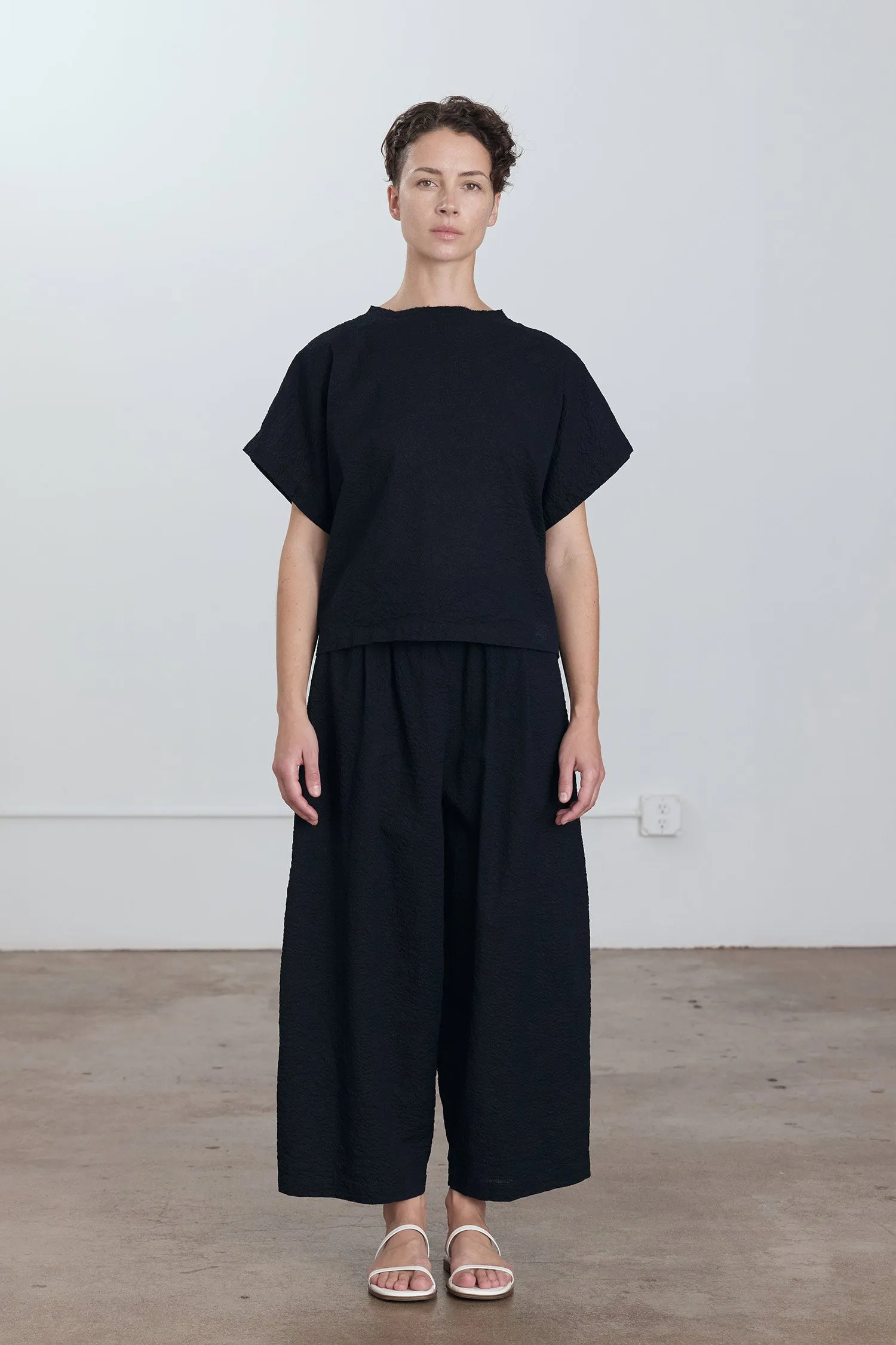 WIDE PANTS / MIDNIGHT sold by Black Crane product image thumbnail 5