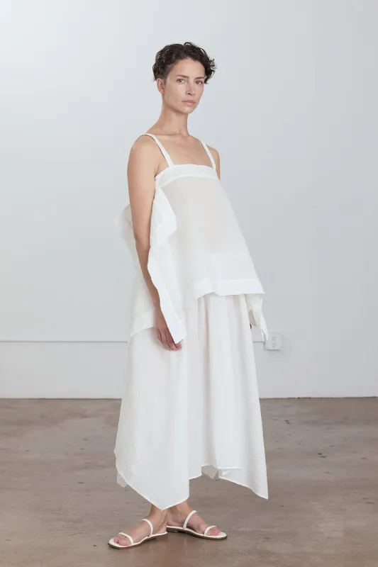 PAPER TOP / WHITE made by Black Crane