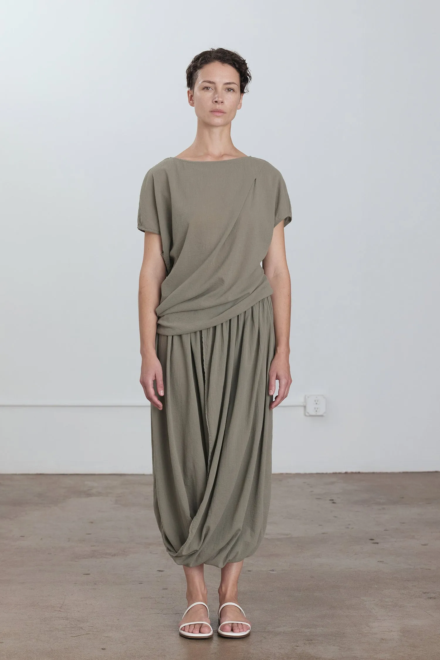 ASYMMETRIC TOP / CEMENT sold by Black Crane product image thumbnail 5
