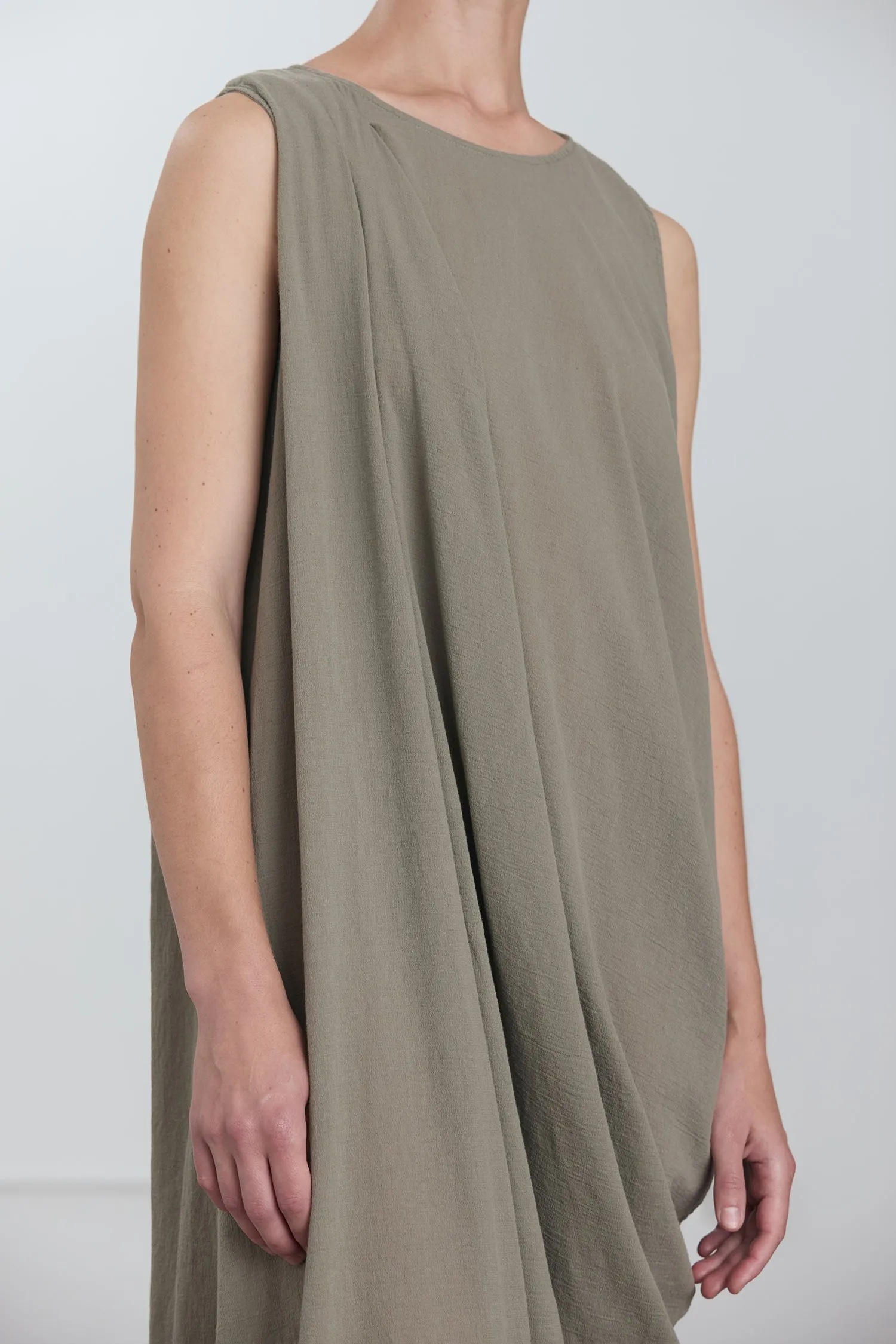 GREEK COLUMN DRESS / CEMENT sold by Black Crane product image thumbnail 5