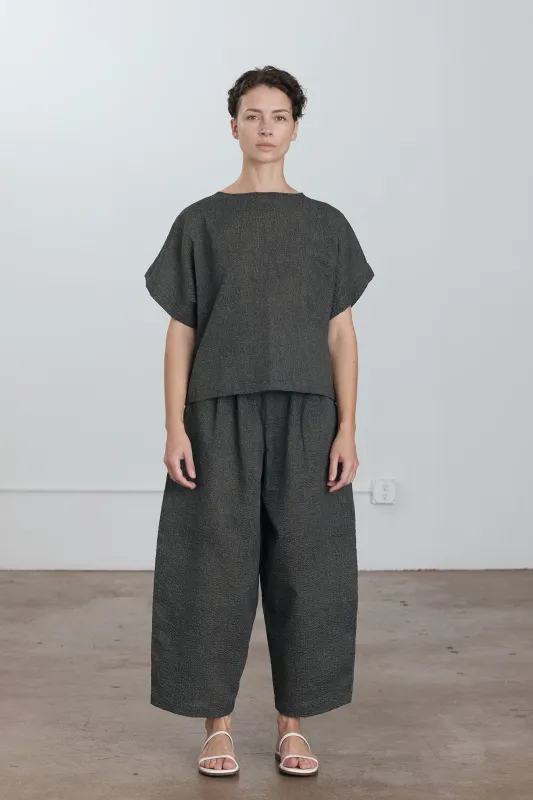 BOXED TOP / STEEL made by Black Crane