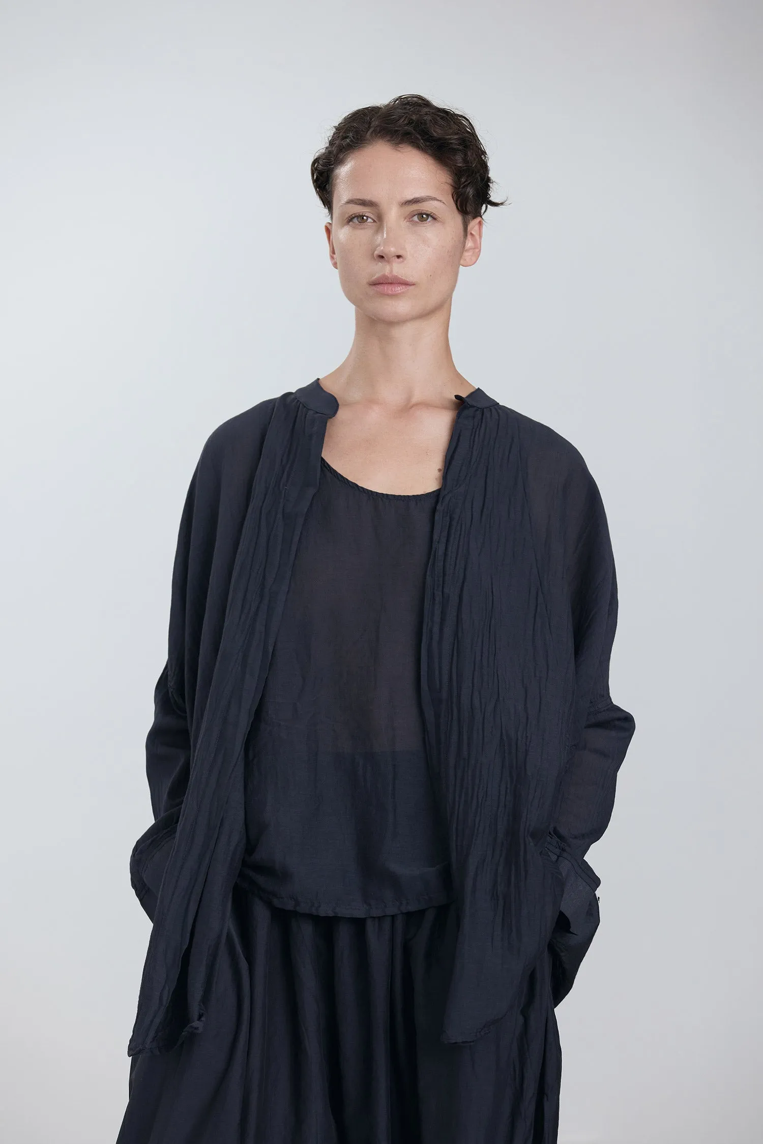SQUARE SHIRTS / FADED BLACK sold by Black Crane product image thumbnail 2
