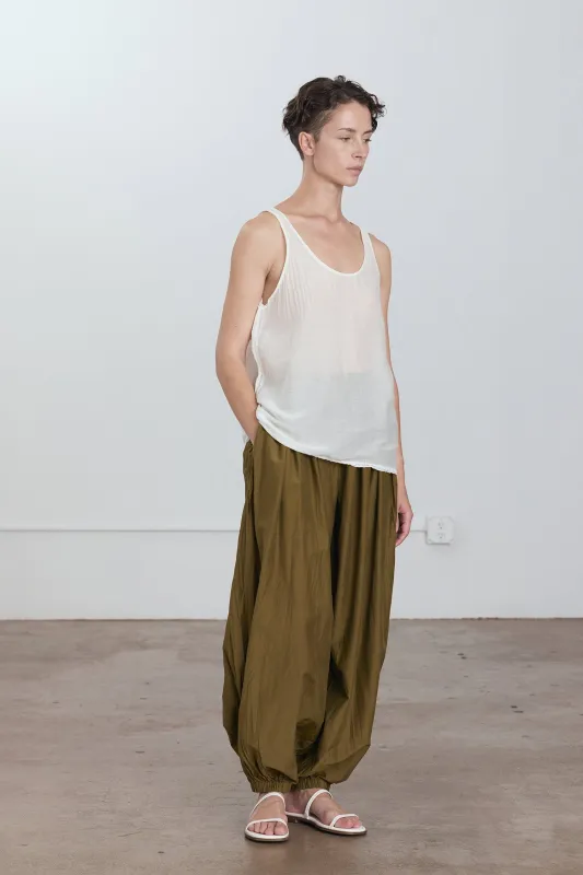 LOOSE TANK TOP / WHITE made by Black Crane