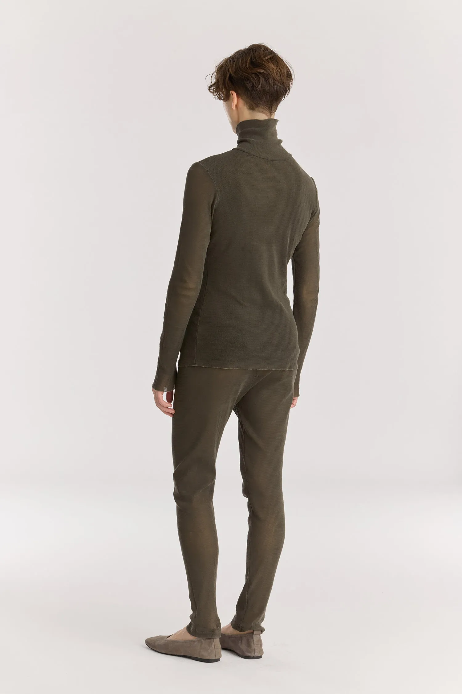 MESH LEGGINGS / SLATE / MC-LG05 sold by Black Crane product image thumbnail 3