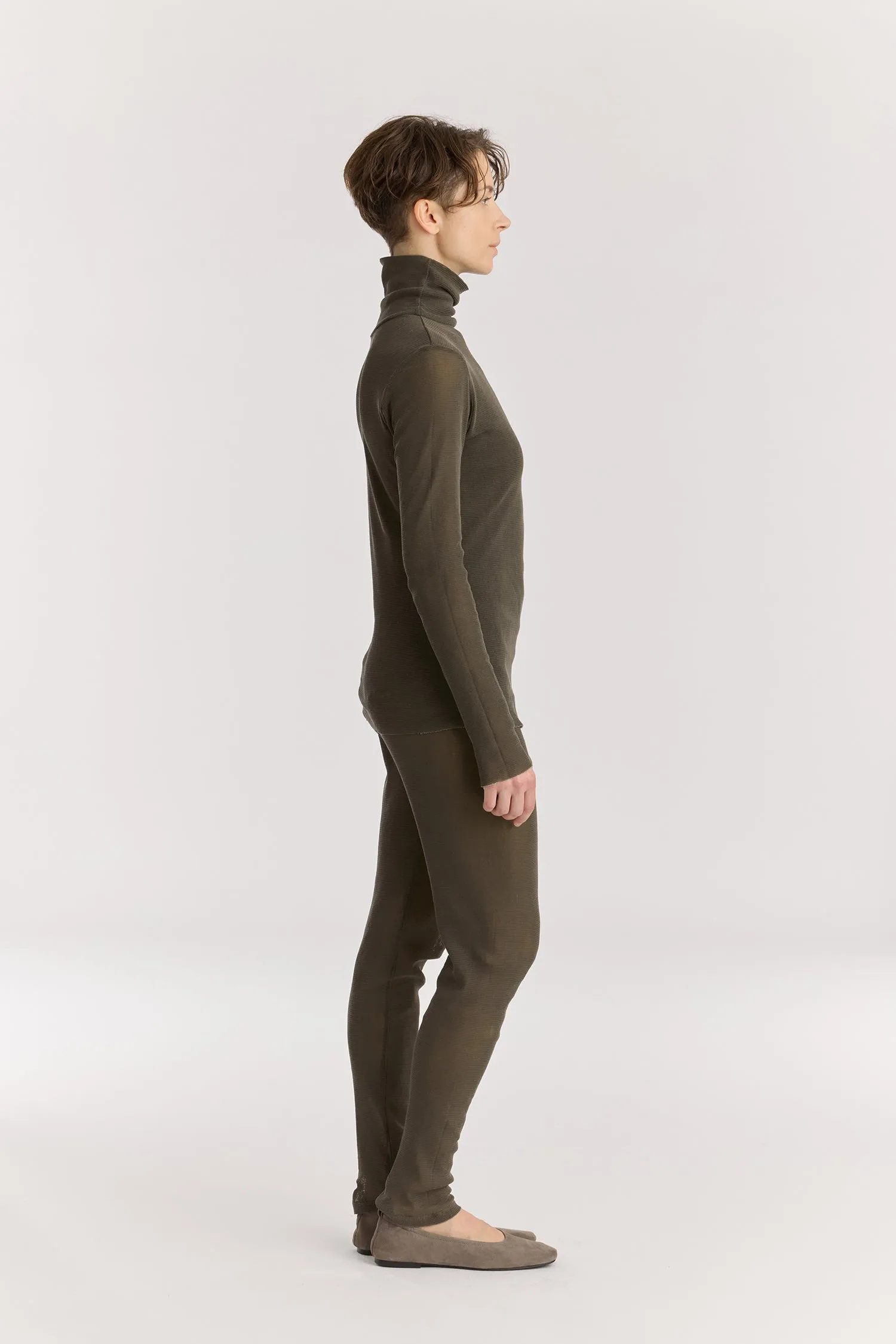 MESH LEGGINGS / SLATE / MC-LG05 sold by Black Crane product image thumbnail 4