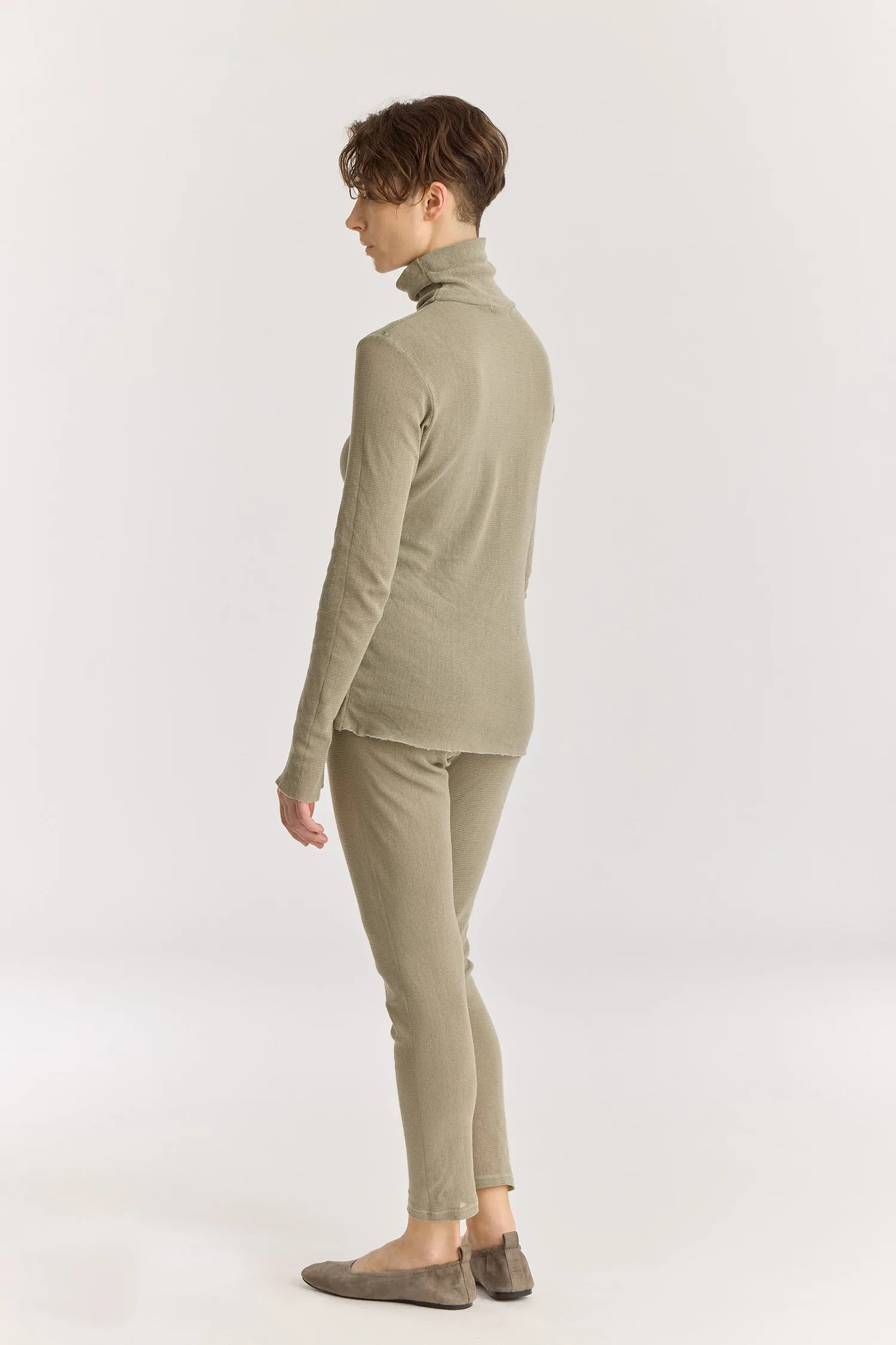 MESH LEGGINGS / LIMESTONE / MC-LG05 sold by Black Crane product image thumbnail 2