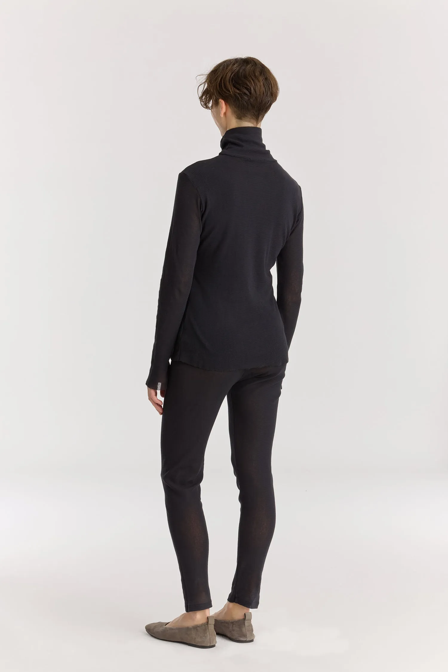 MESH LEGGINGS / BLACK / MC-LG05 sold by Black Crane product image thumbnail 3